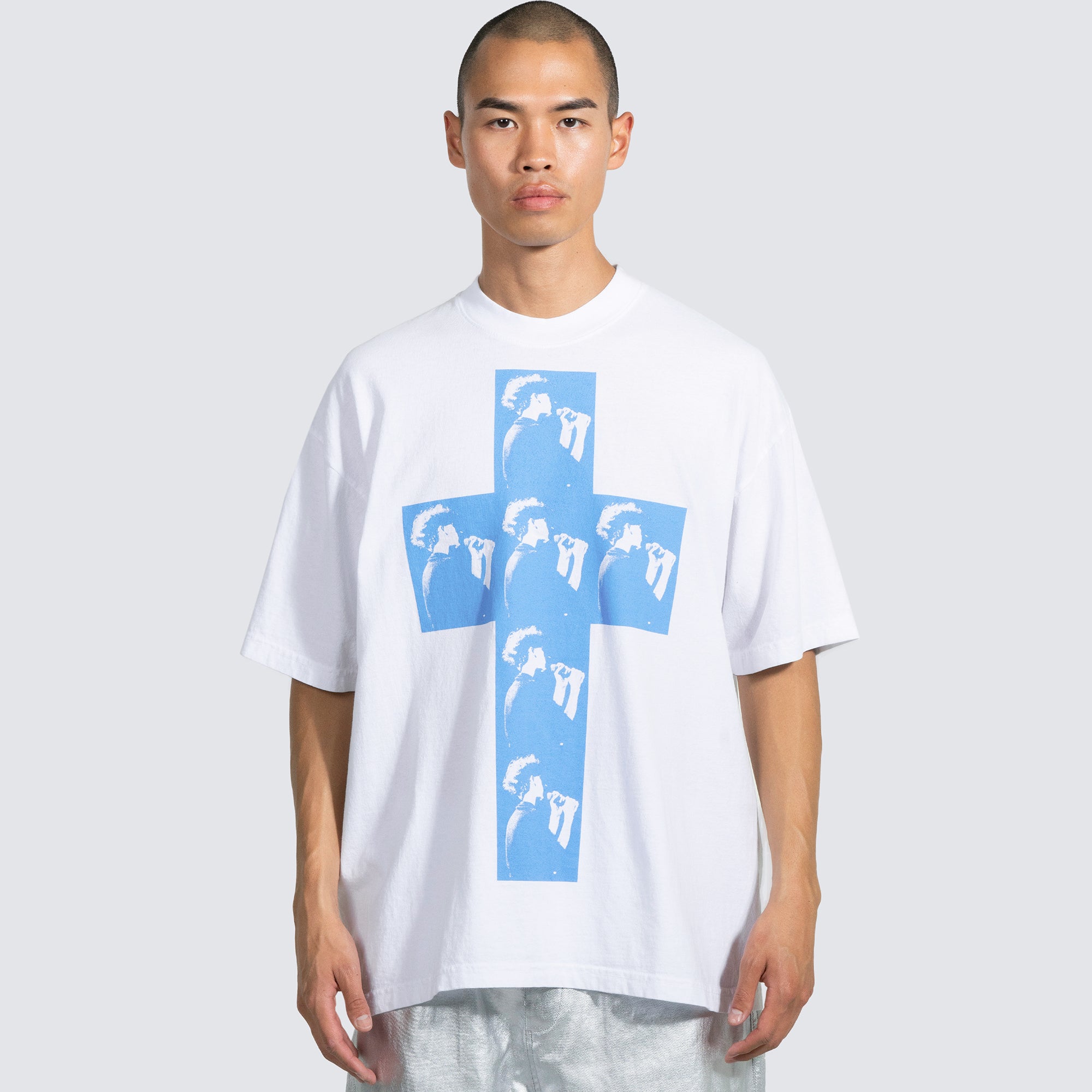 Pleasures Mens Cross Tee