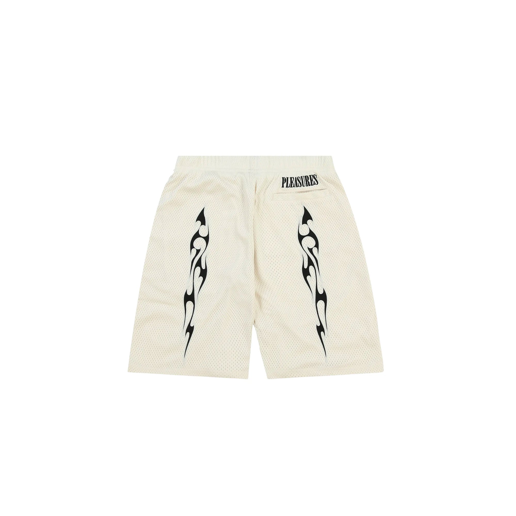 Pleasures Mens Flame Mesh Shorts