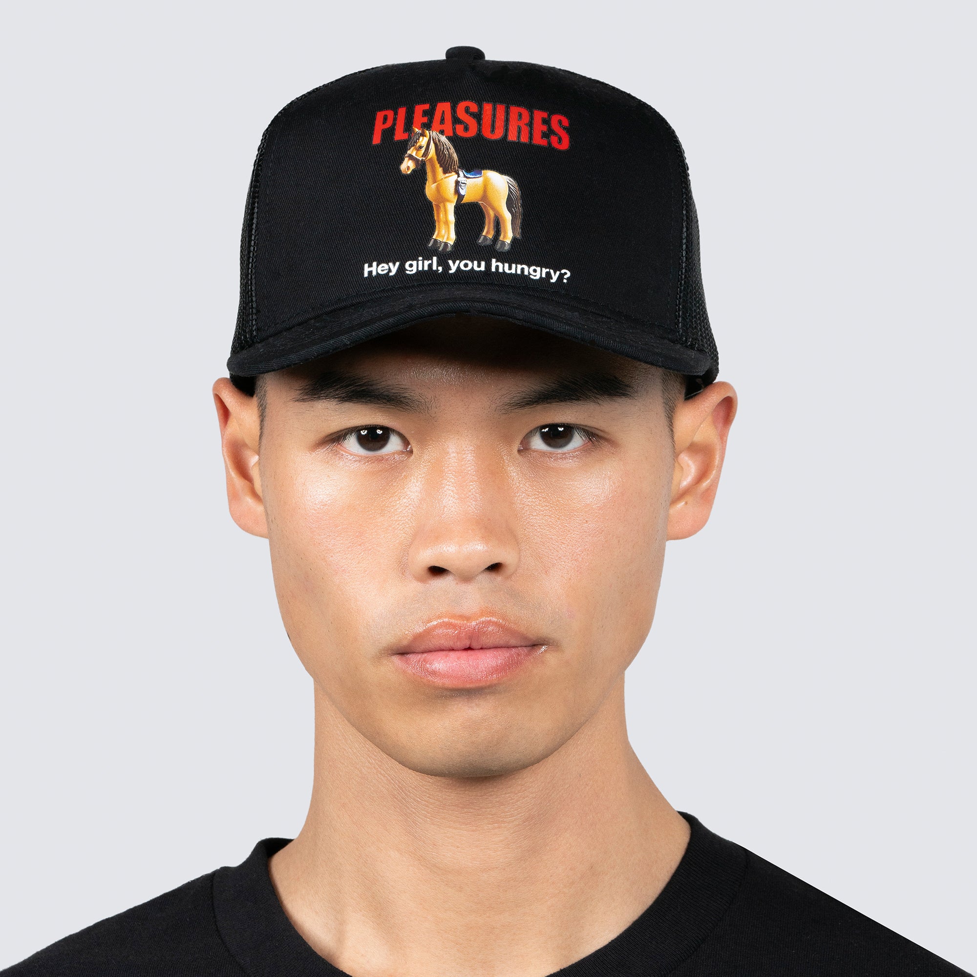 Pleasures Mens Half Baked Horse Trucker Hat