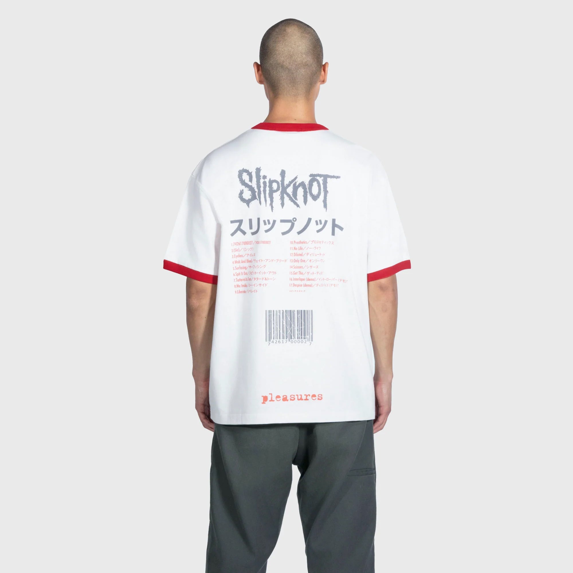 Pleasures x Slipknot Self Titled Ringer Tee