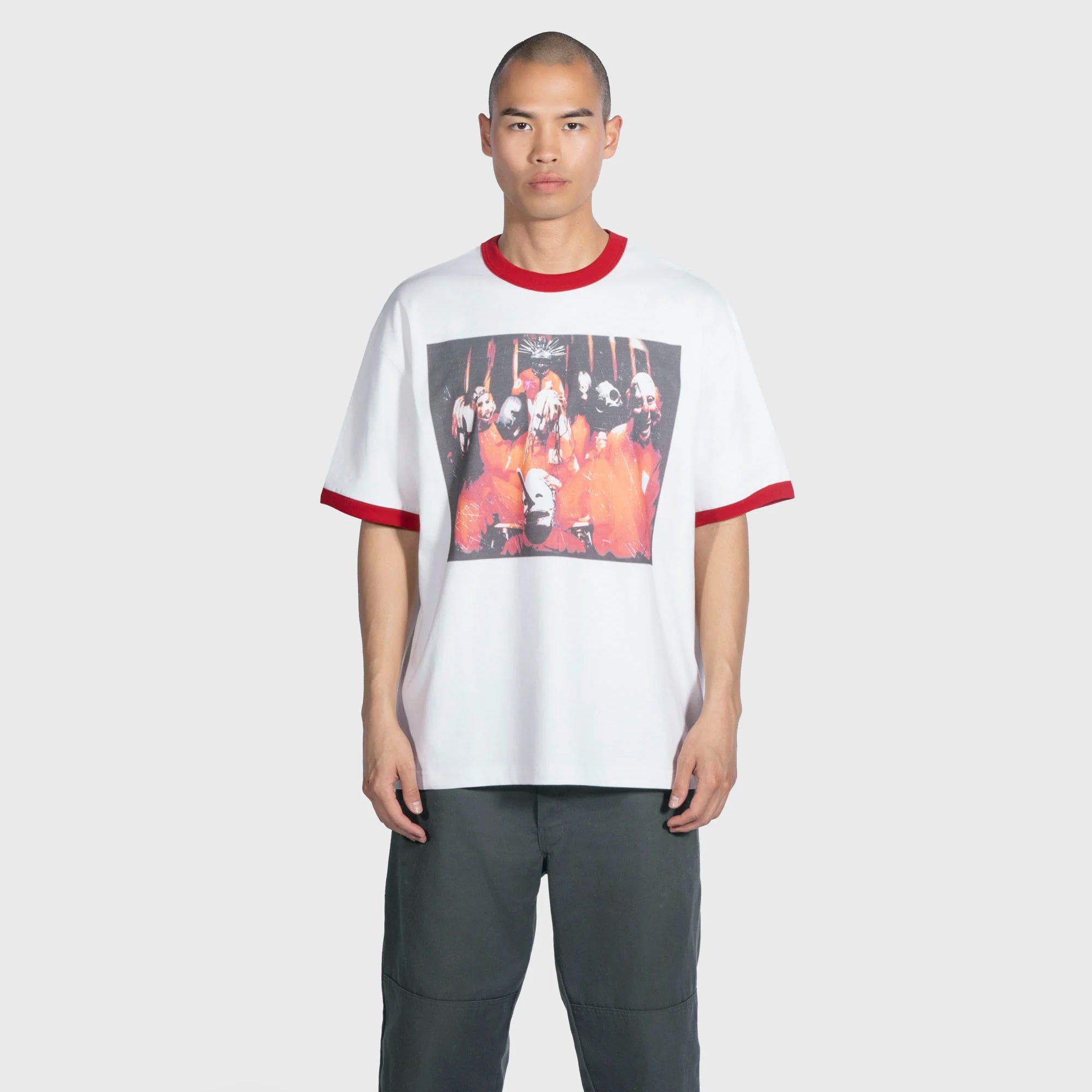 Pleasures x Slipknot Self Titled Ringer Tee