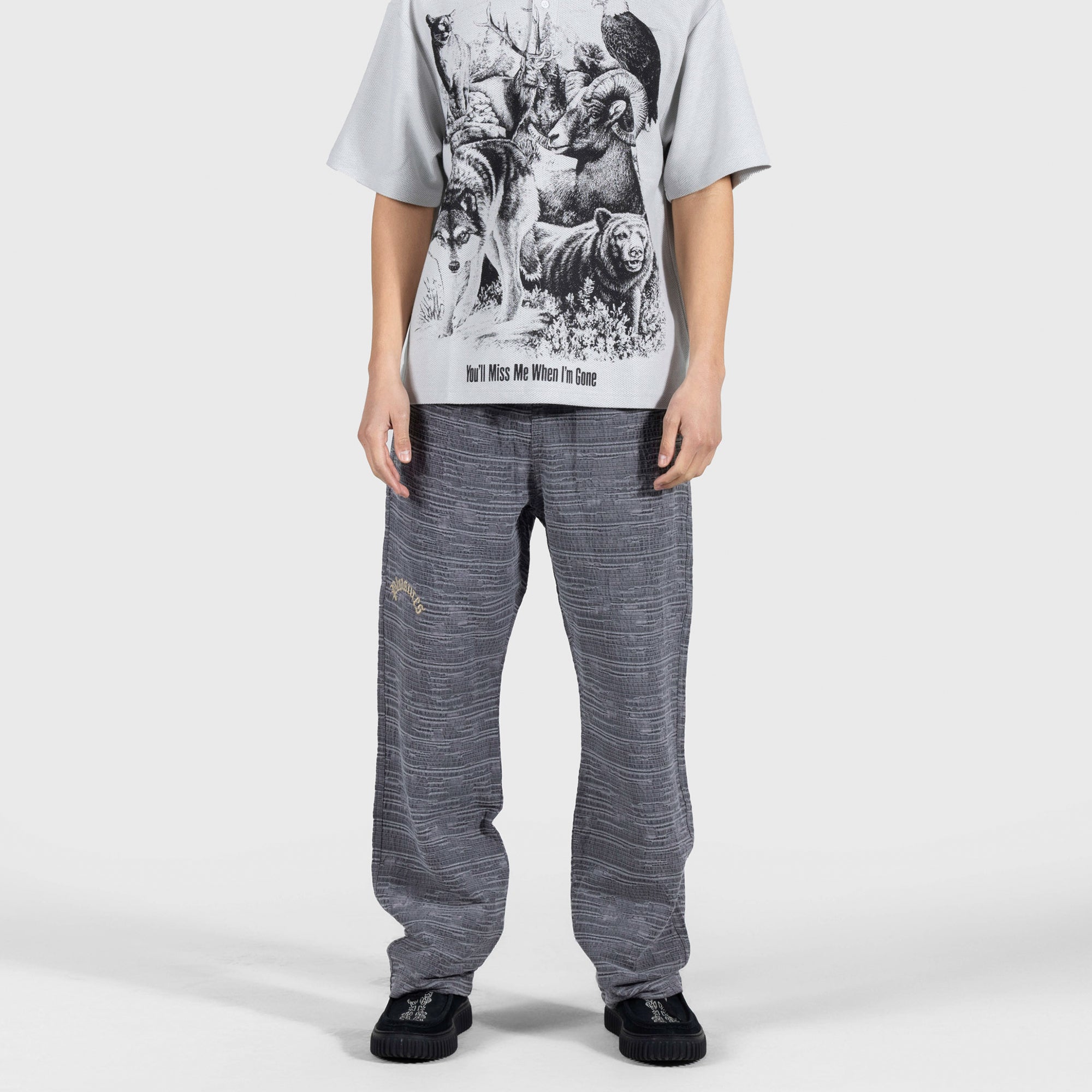 Pleasures Mens Linear Easy Pants