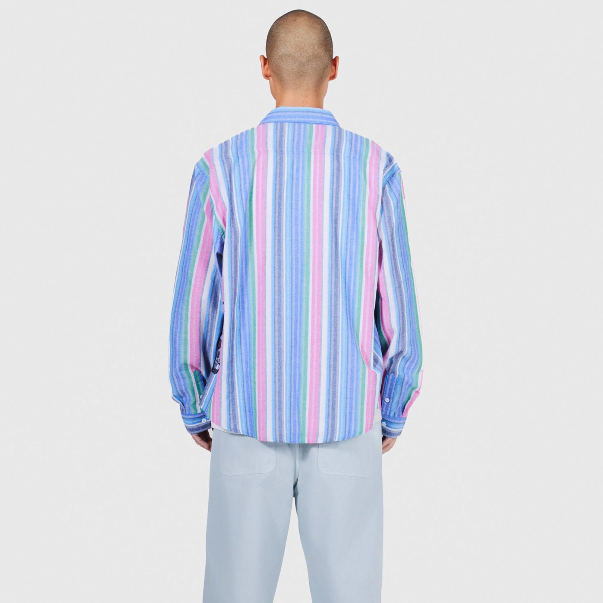 Pleasures Mens Chapel Long Sleeve Button Up Shirt
