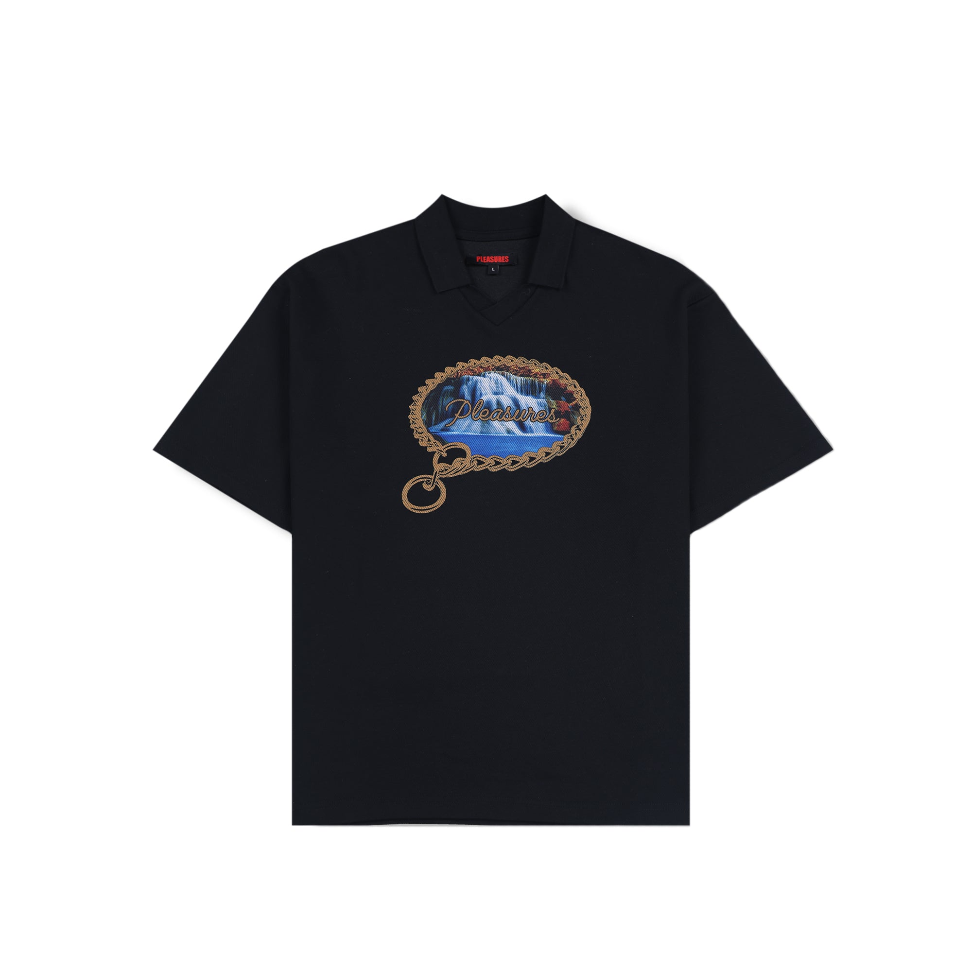 Pleasures Mens Submission Boxy Polo Shirt