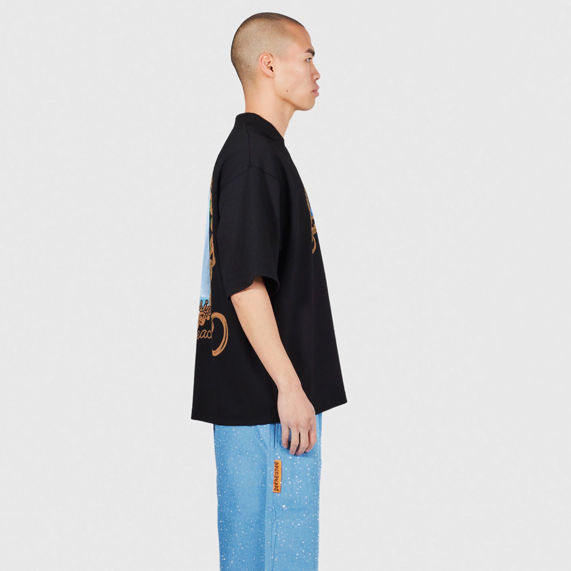 Pleasures Mens Submission Boxy Polo Shirt