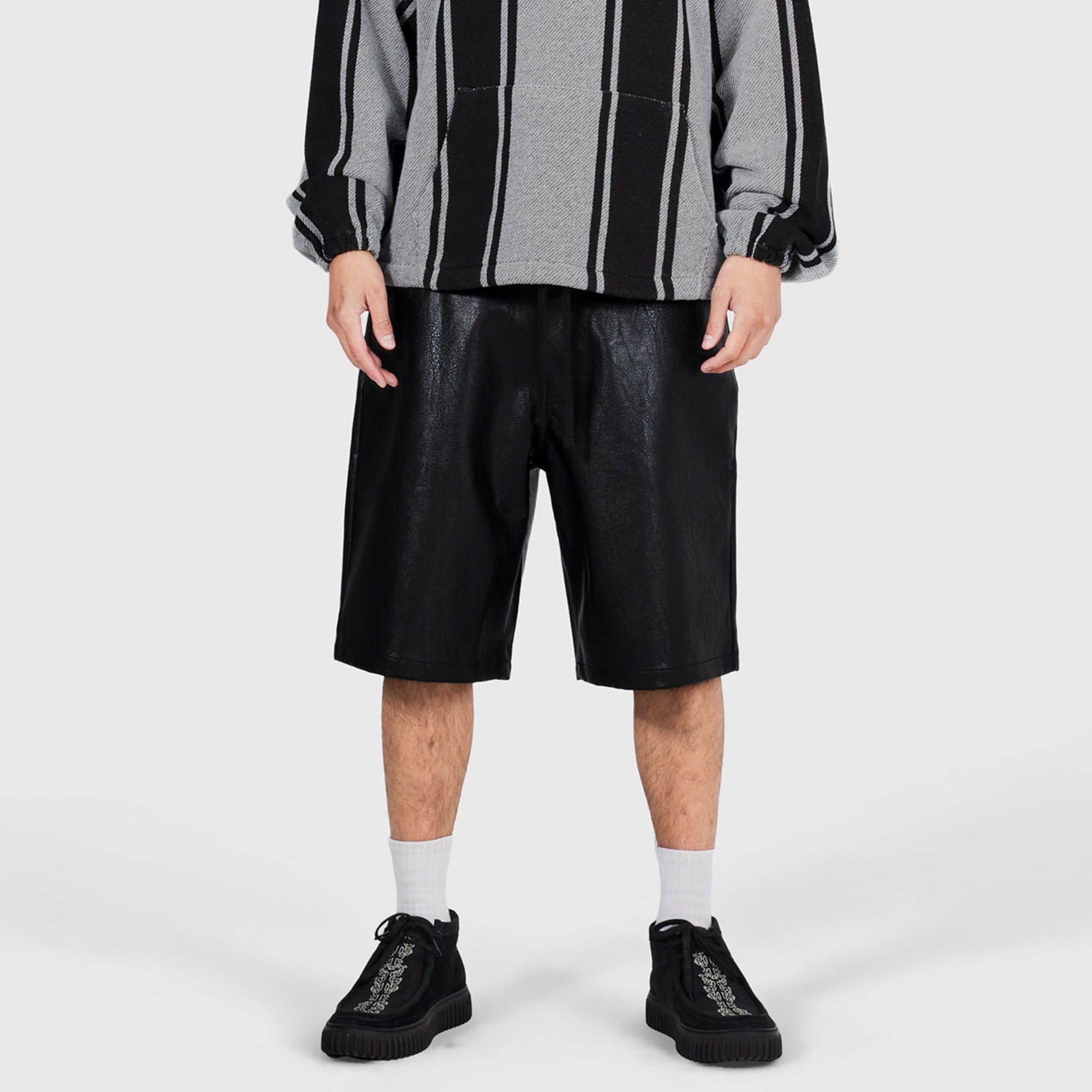 Pleasures Mens Plaster Baggy Shorts