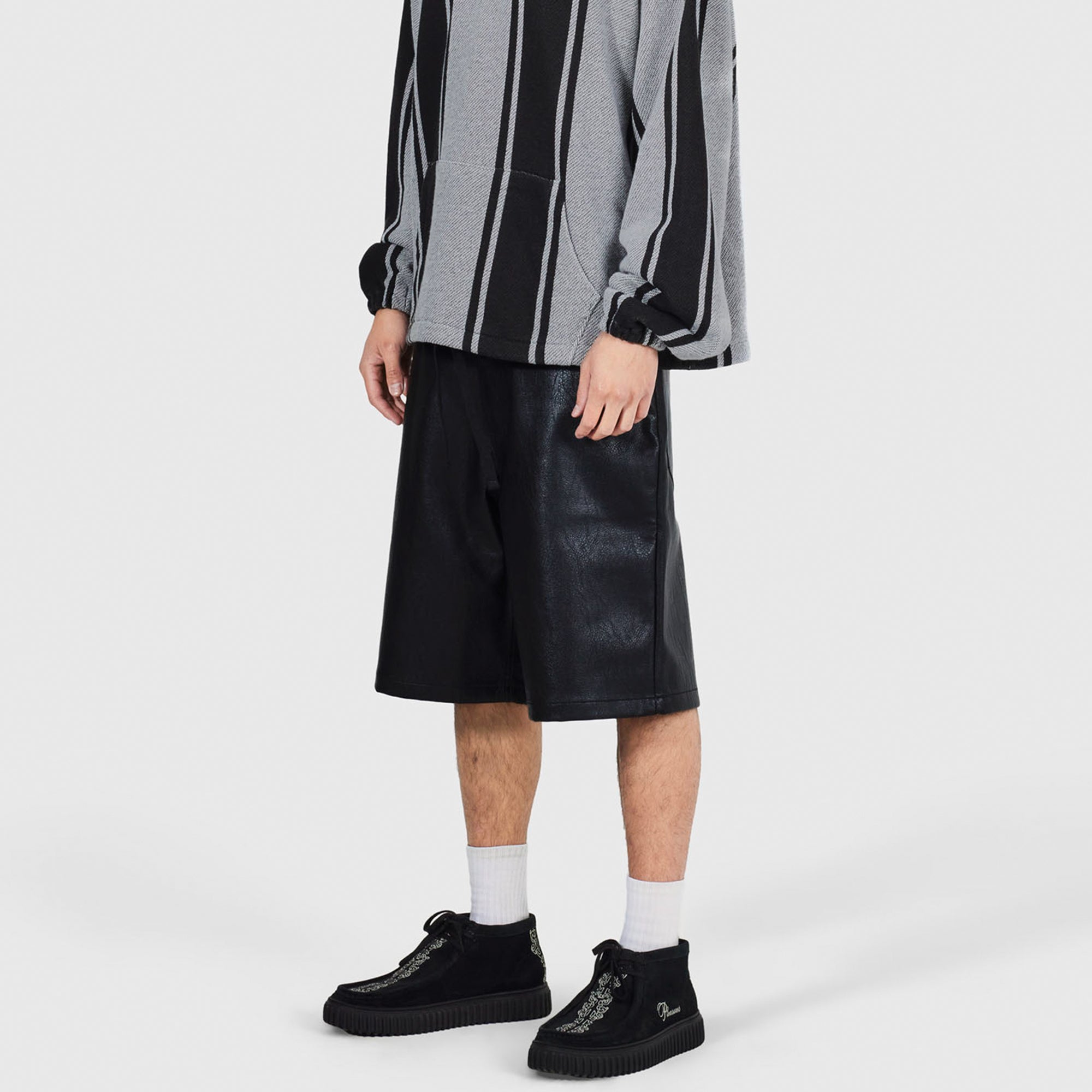 Pleasures Mens Plaster Baggy Shorts