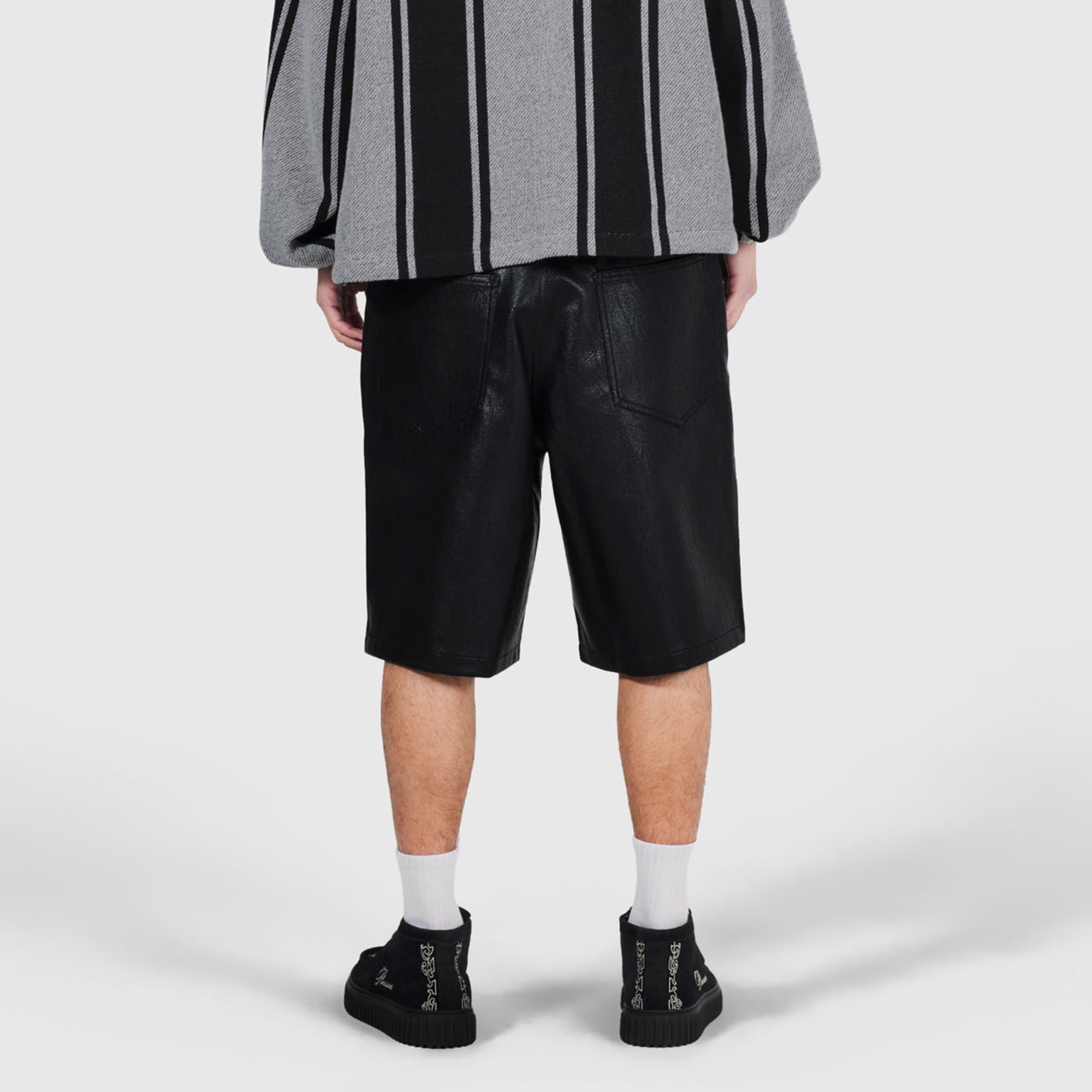 Pleasures Mens Plaster Baggy Shorts