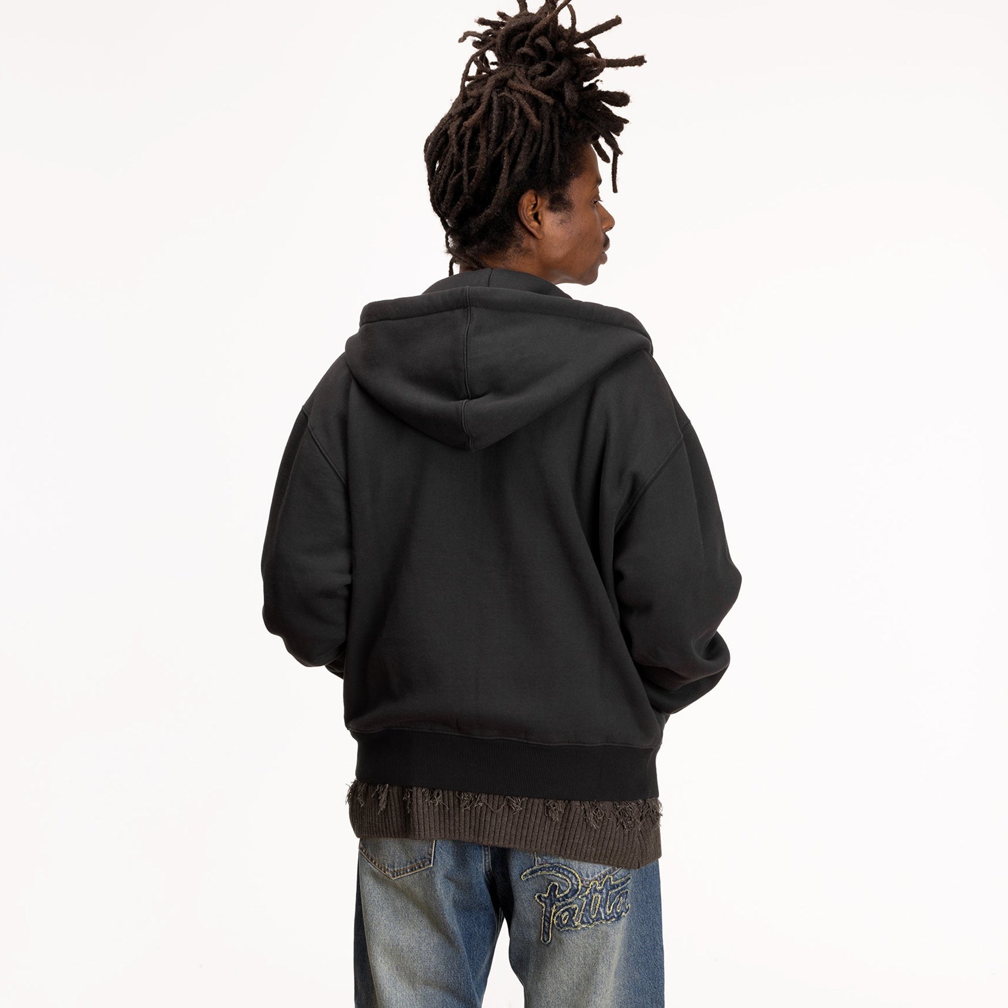 Patta Mens Classic Zip Up Hooded Sweater