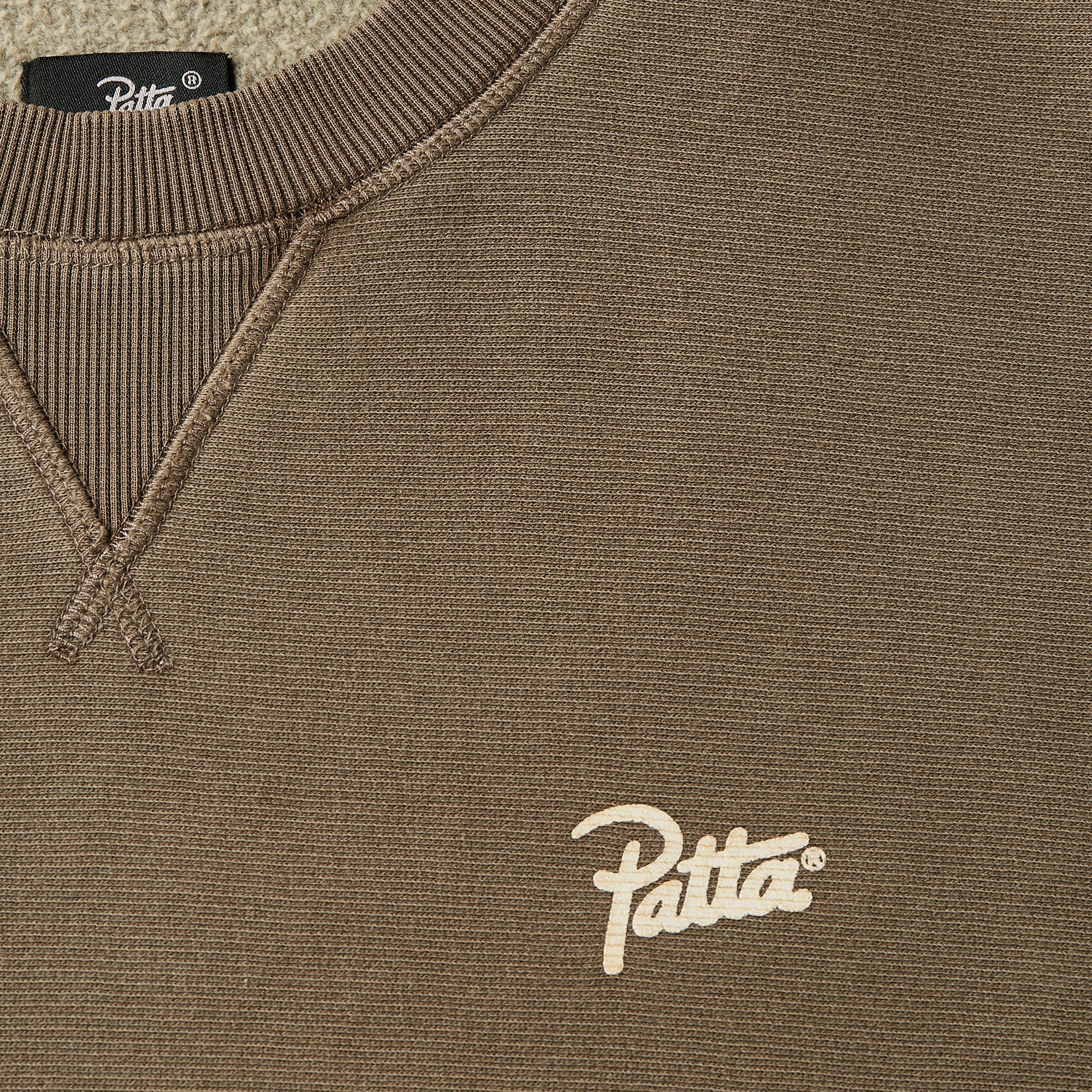 Patta Mens Classic Washed Crewneck Sweater