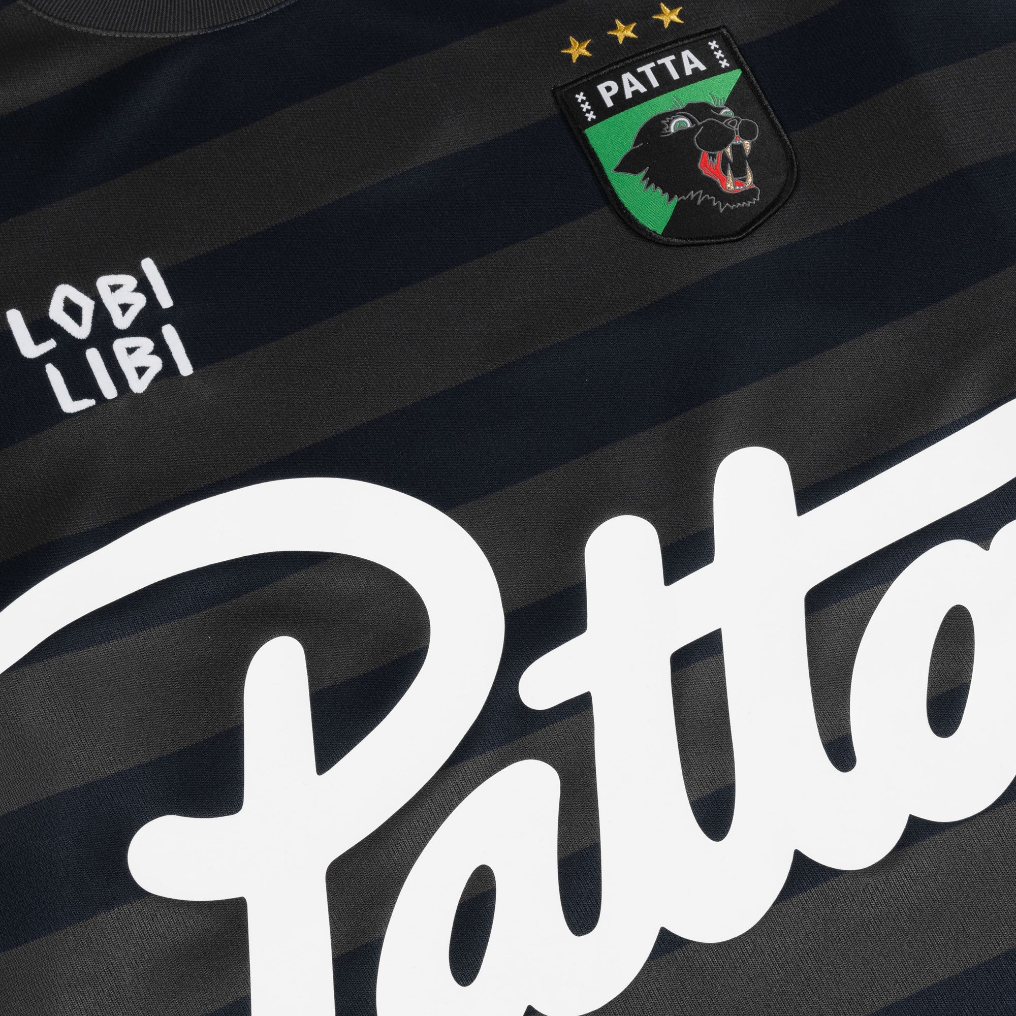 Patta Mens Striped Longsleeve Football Jersey