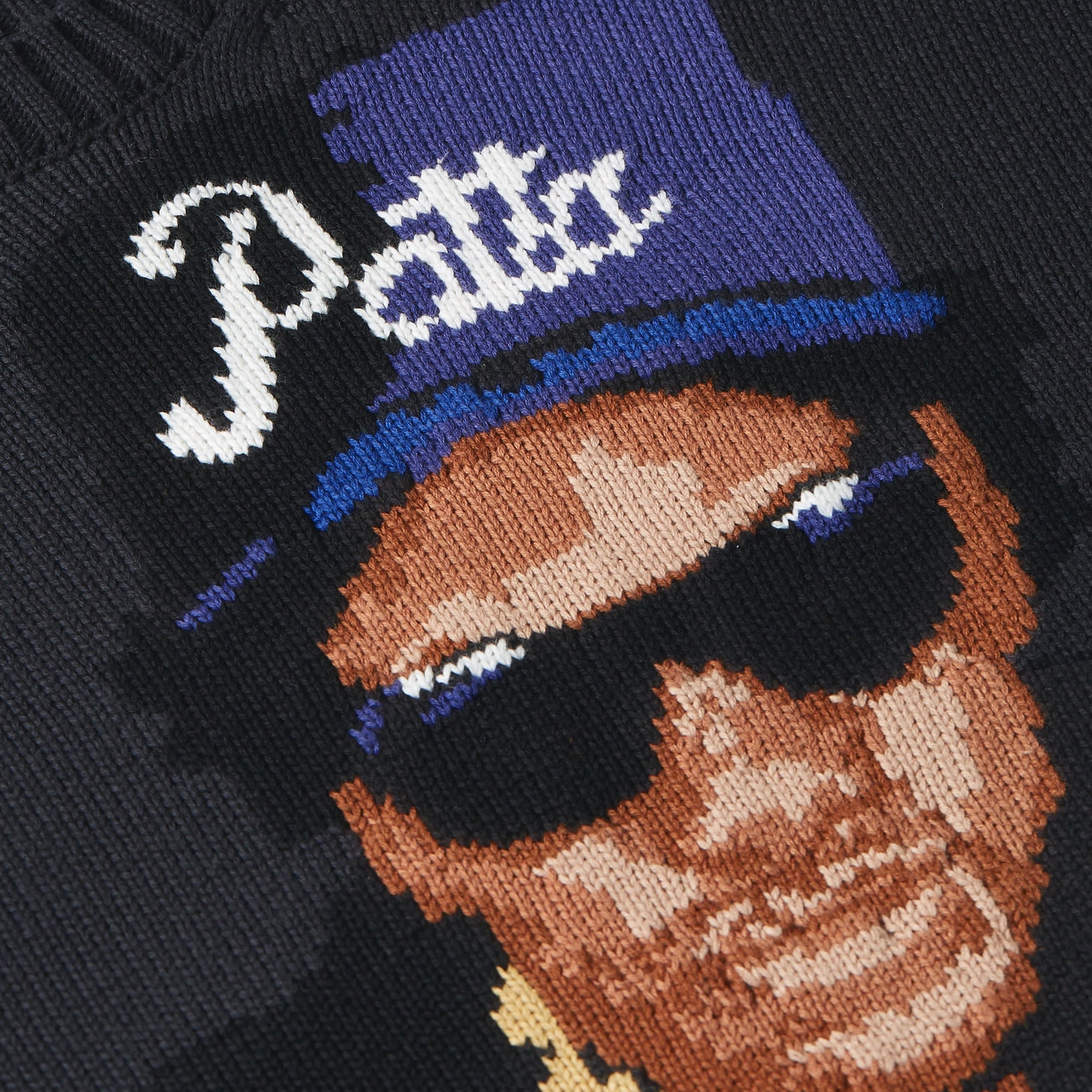 Patta Mens Old School Knitted Sweater