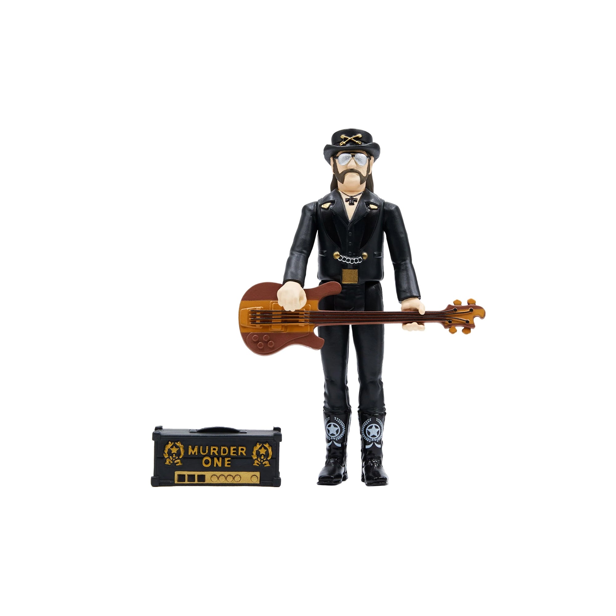 Super7 ReAction Figures MotÃ¶rhead Lemmy (Modern Cowboy) Figure OS