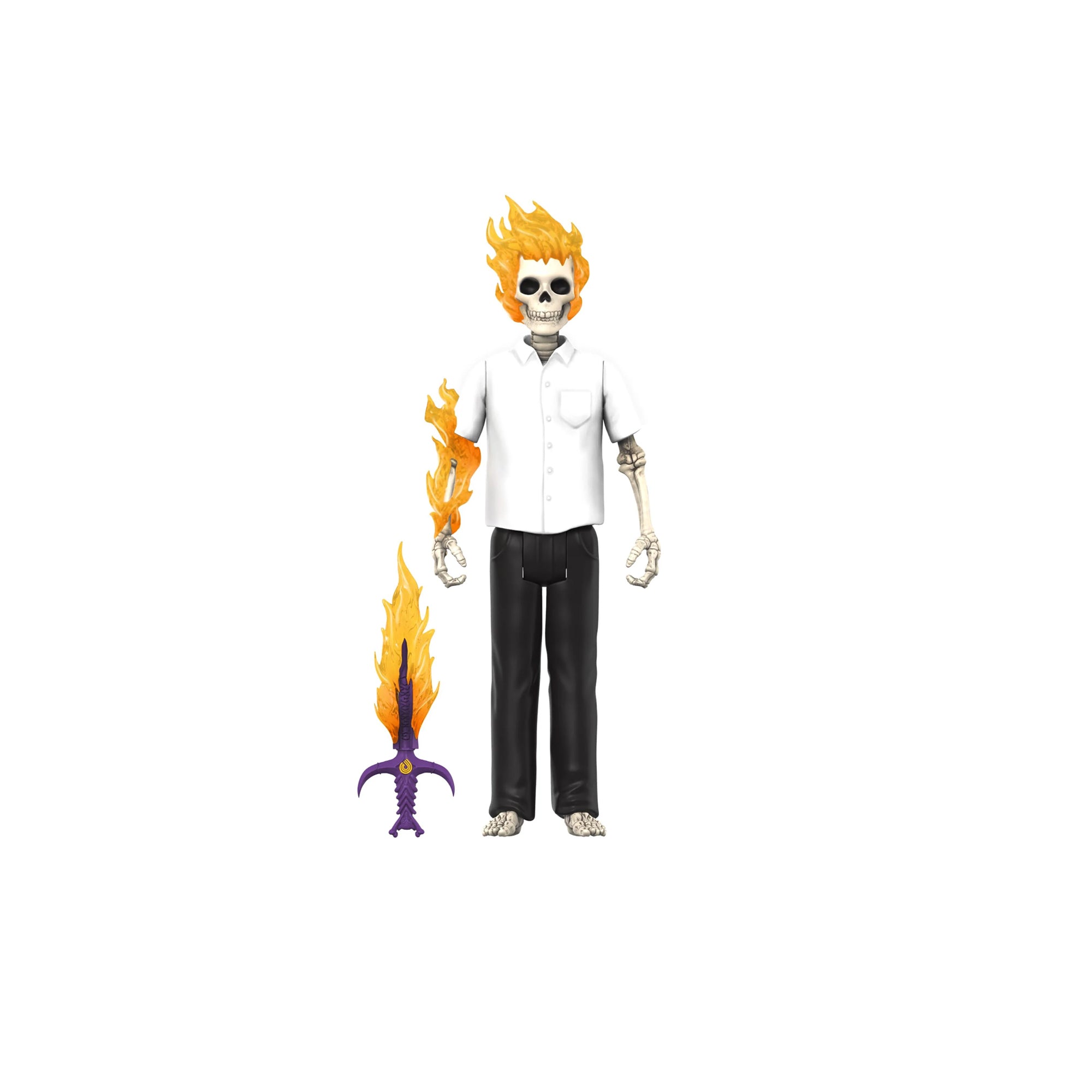 Super7 Powell-Peralta ReAction Figures Wave 3 Tommy Guerrero Flaming Dagger Figure OS