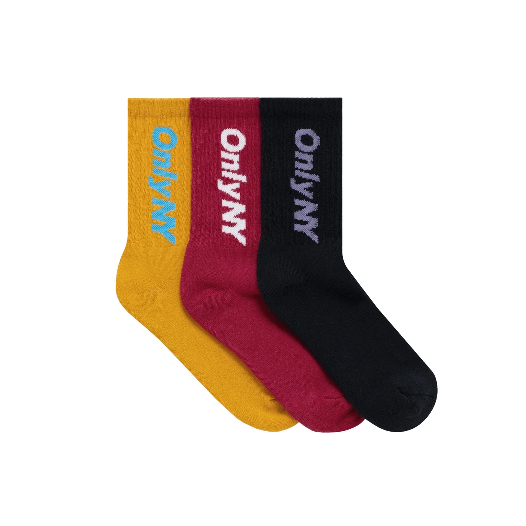 Only NY 3-Pack Core Logo Socks