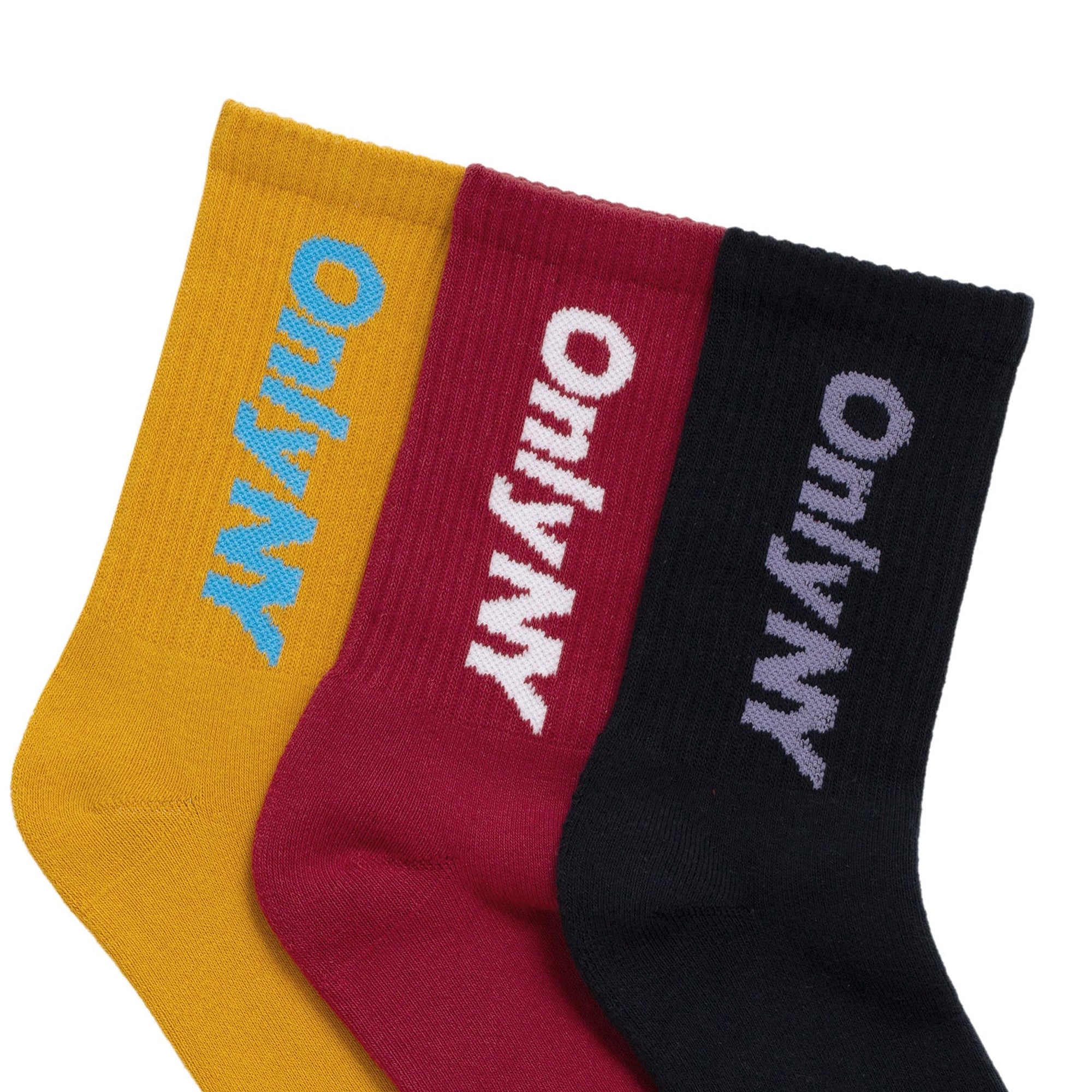 Only NY 3-Pack Core Logo Socks