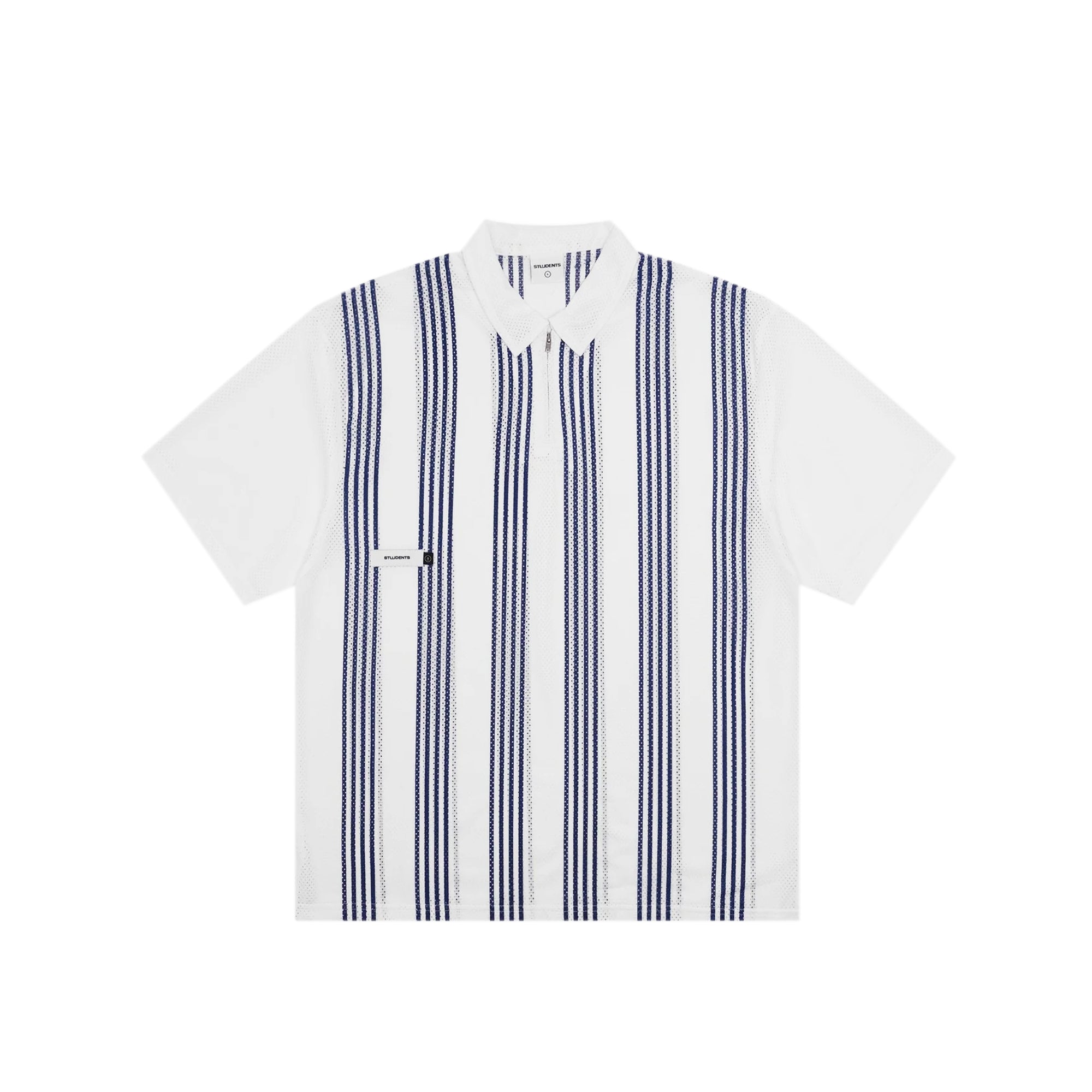 Students Mens Howards Mesh Zip Polo Shirt