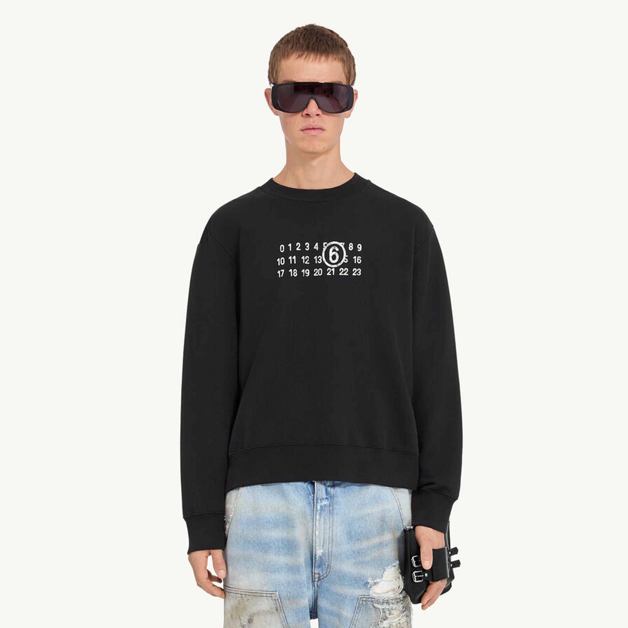 MM6 Maison Margiela Mens Numeric Sweatshirt