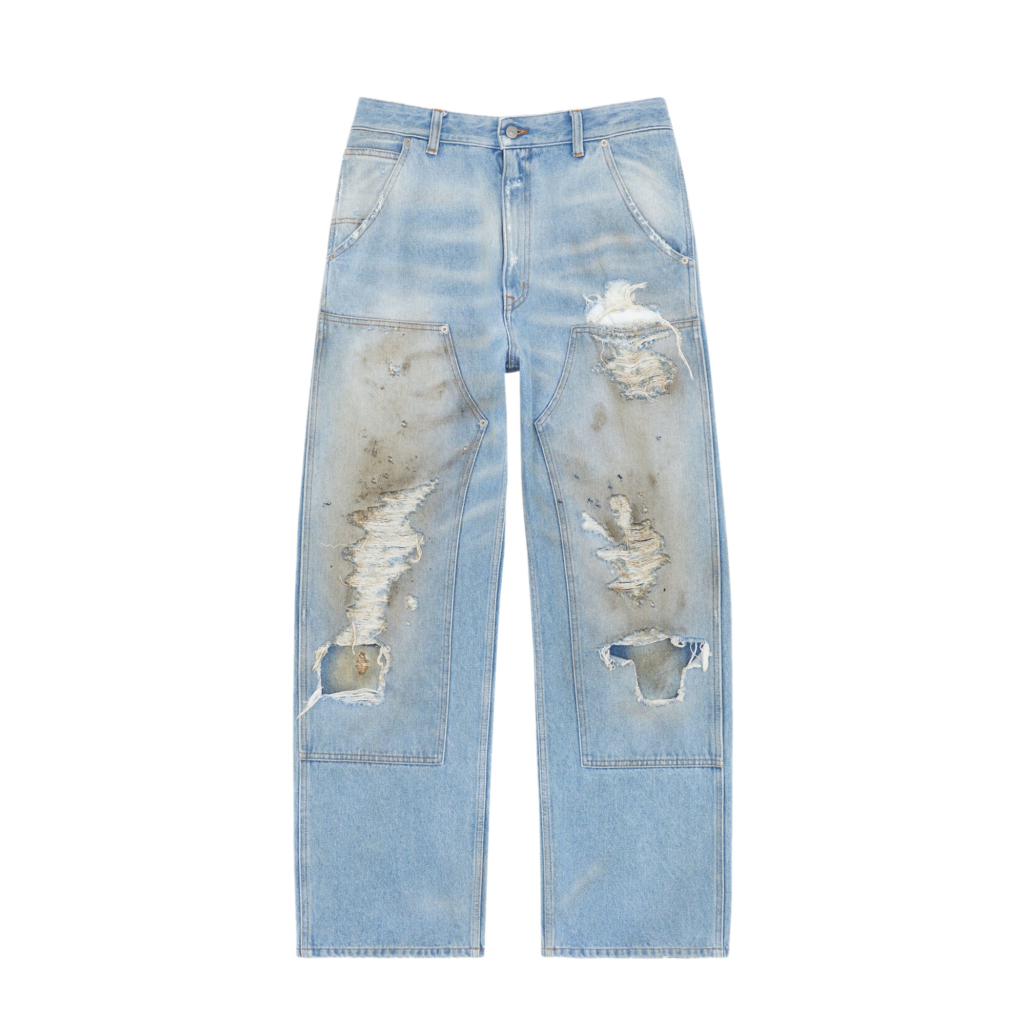 MM6 Maison Margiela Mens Distressed Jeans