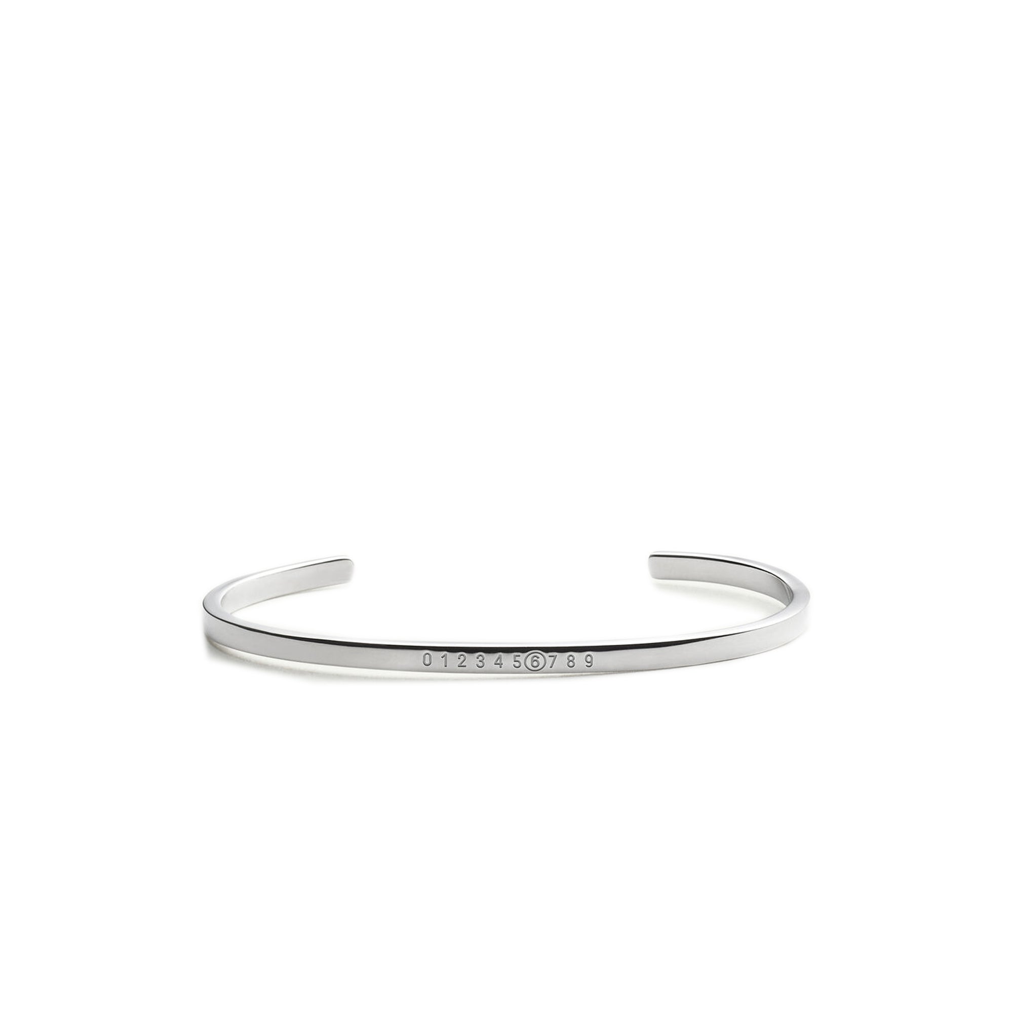 MM6 Maison Margiela Minimal Signature Cuff Bracelet