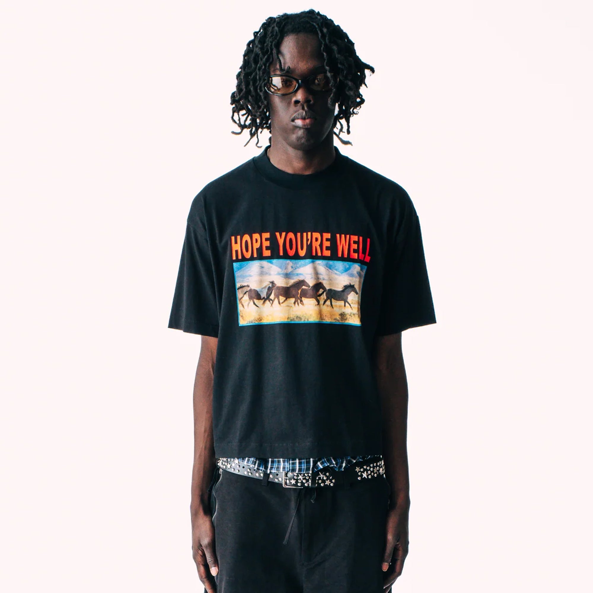 Jungles Mens Horses SS Tee