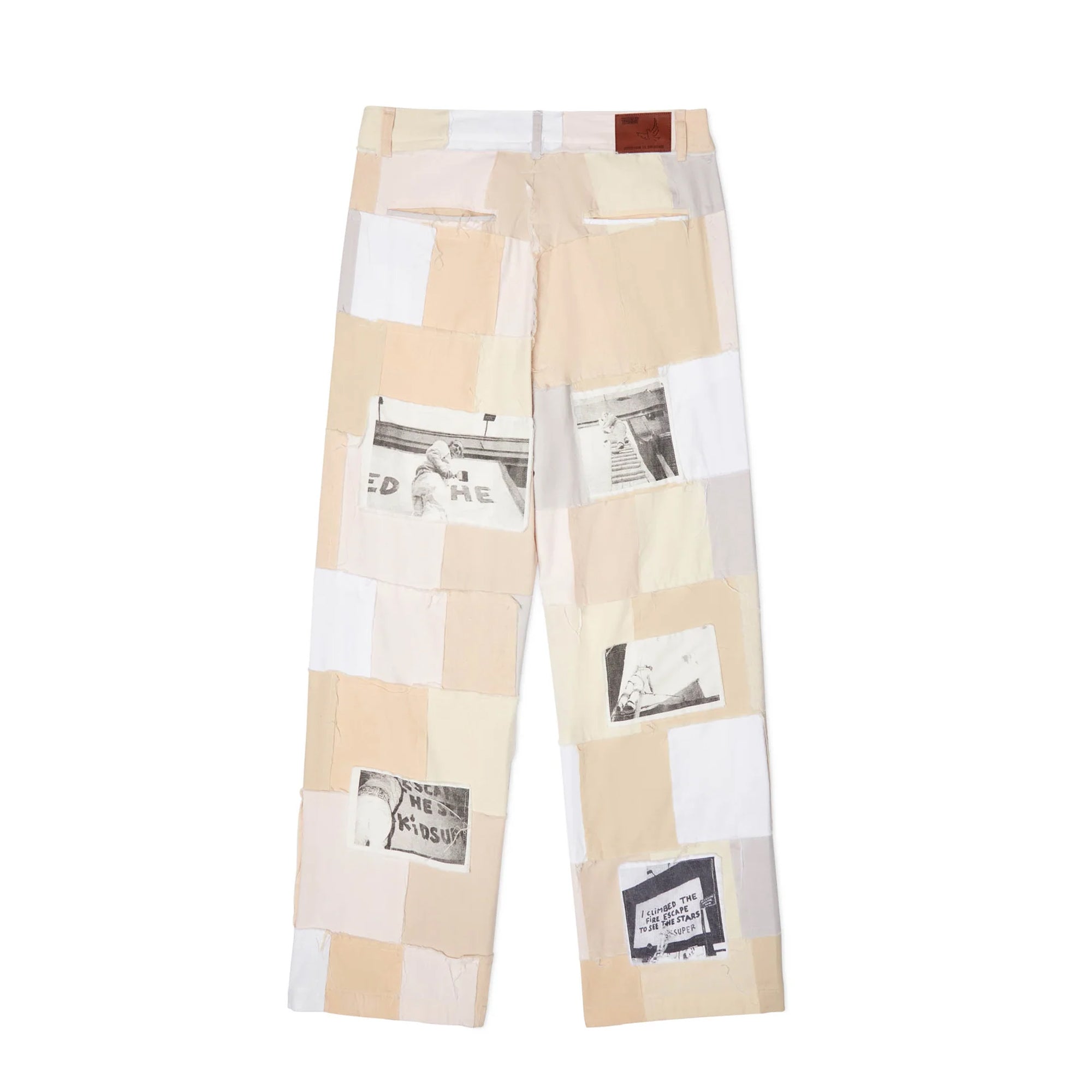 Kidsuper Mens Patchwork Pants
