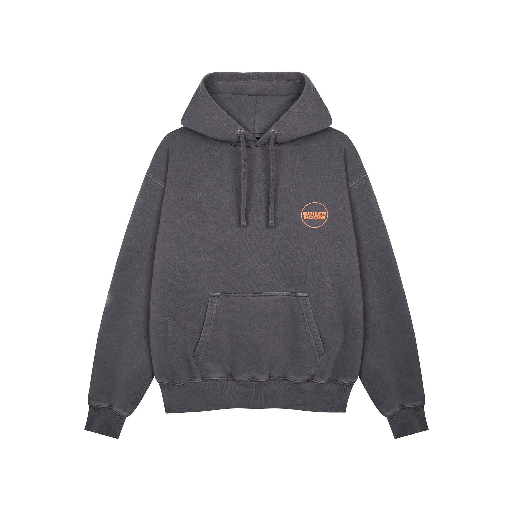 Boiler Room Mens Garment Dye Hoodie
