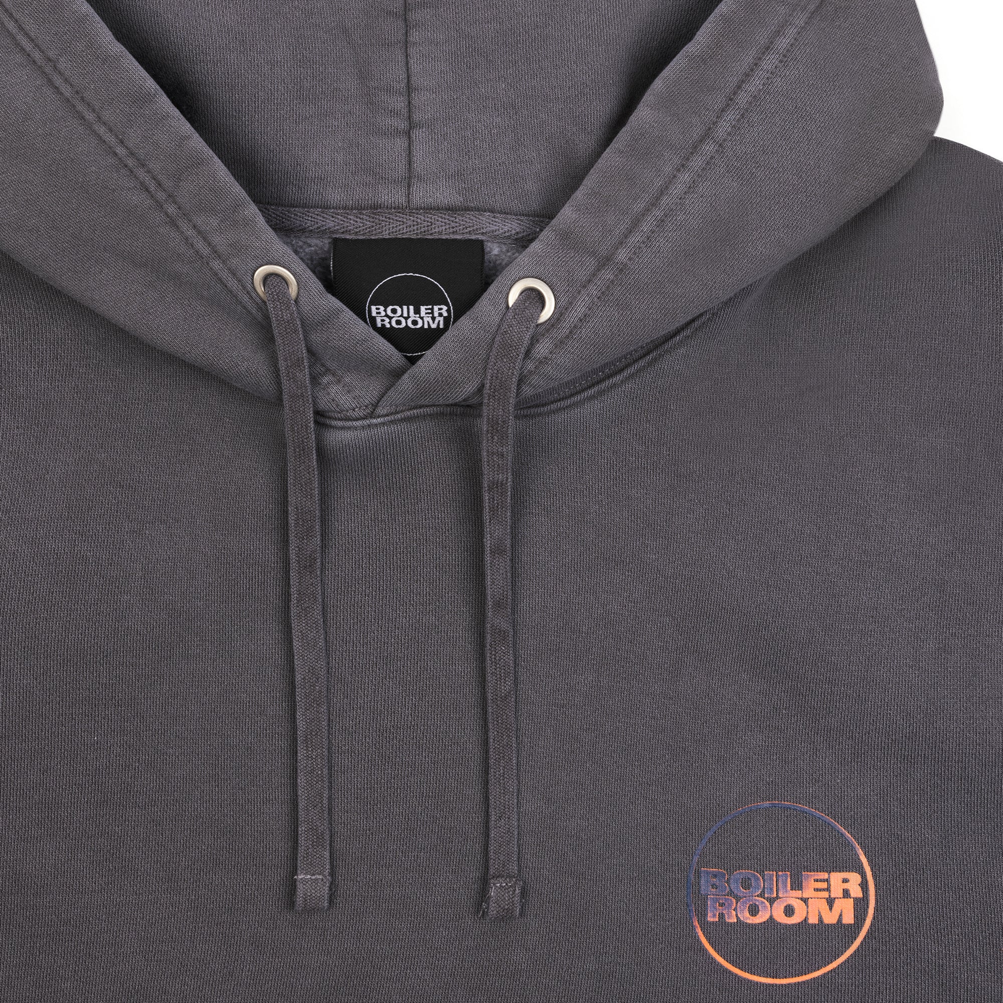 Boiler Room Mens Garment Dye Hoodie