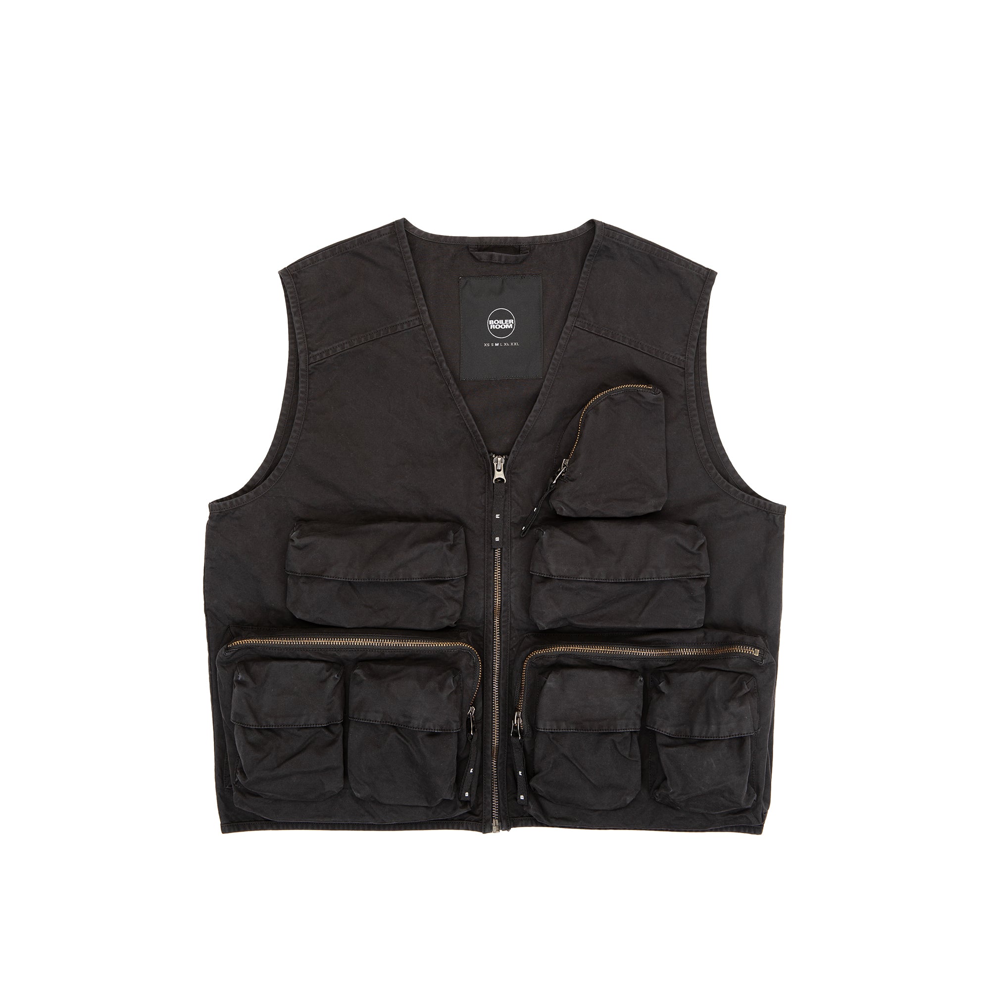 Boiler Room Mens Multi Pocket Gilet Vest