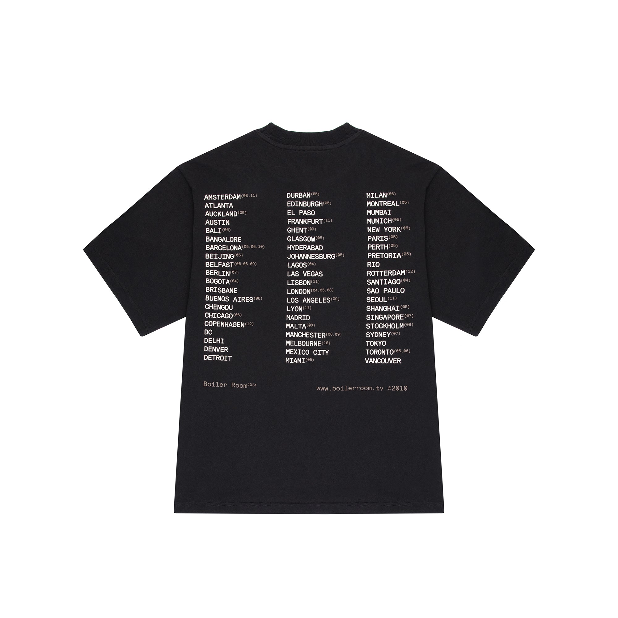Boiler Room Mens World Tour Tee