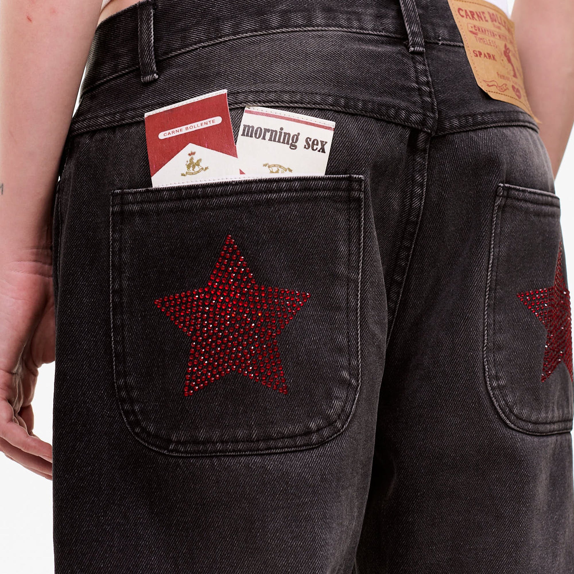 Carne Bollente Mens Lucky Stars & Lucky Strikes Pants