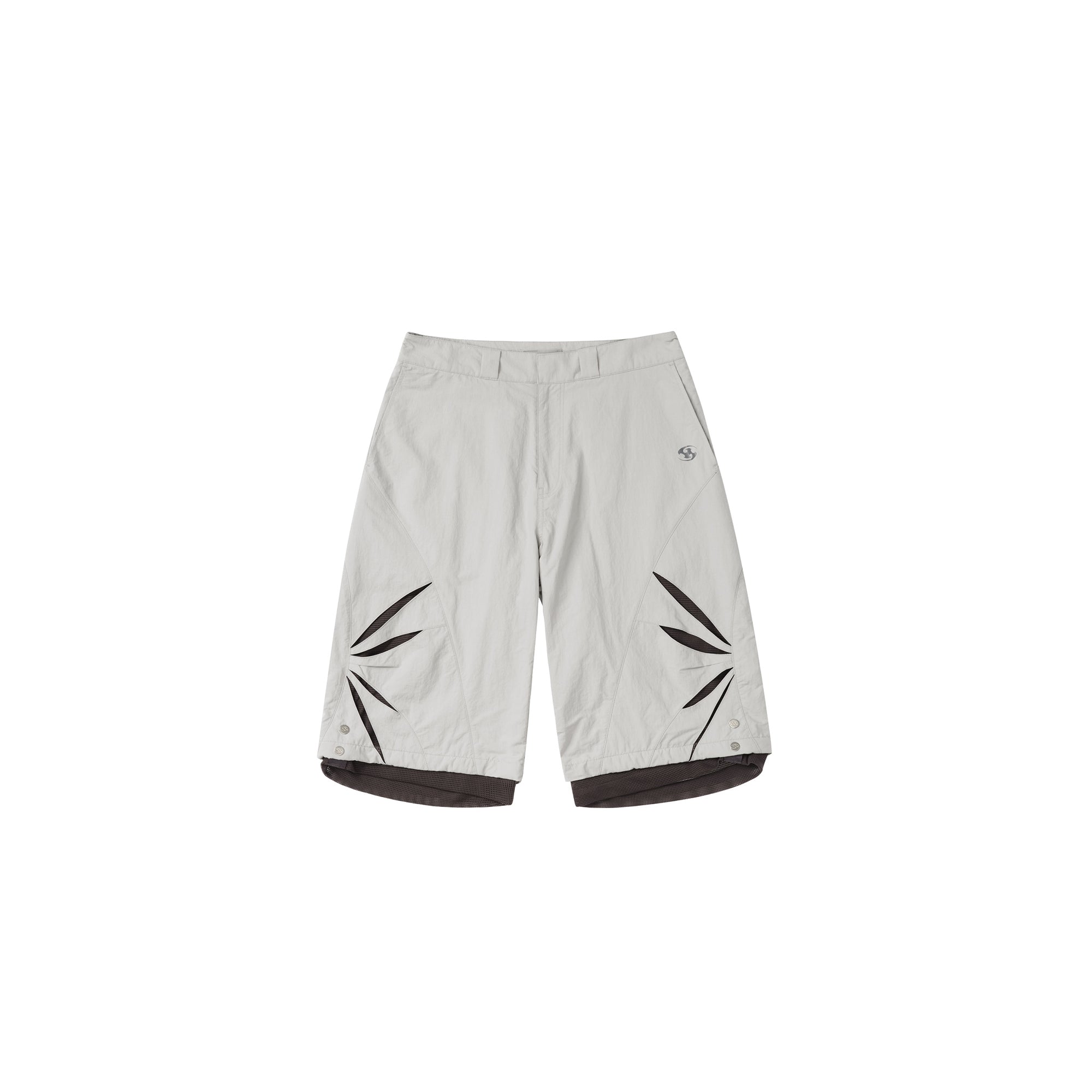 San San Gear Mens Cut Off Mesh Shorts