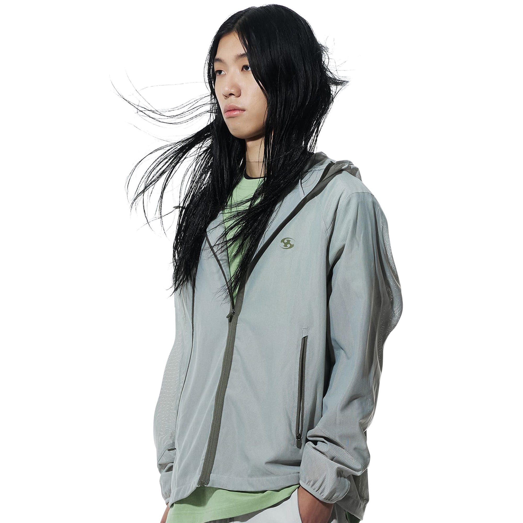 San San Gear Mens Zipper Mesh Jacket