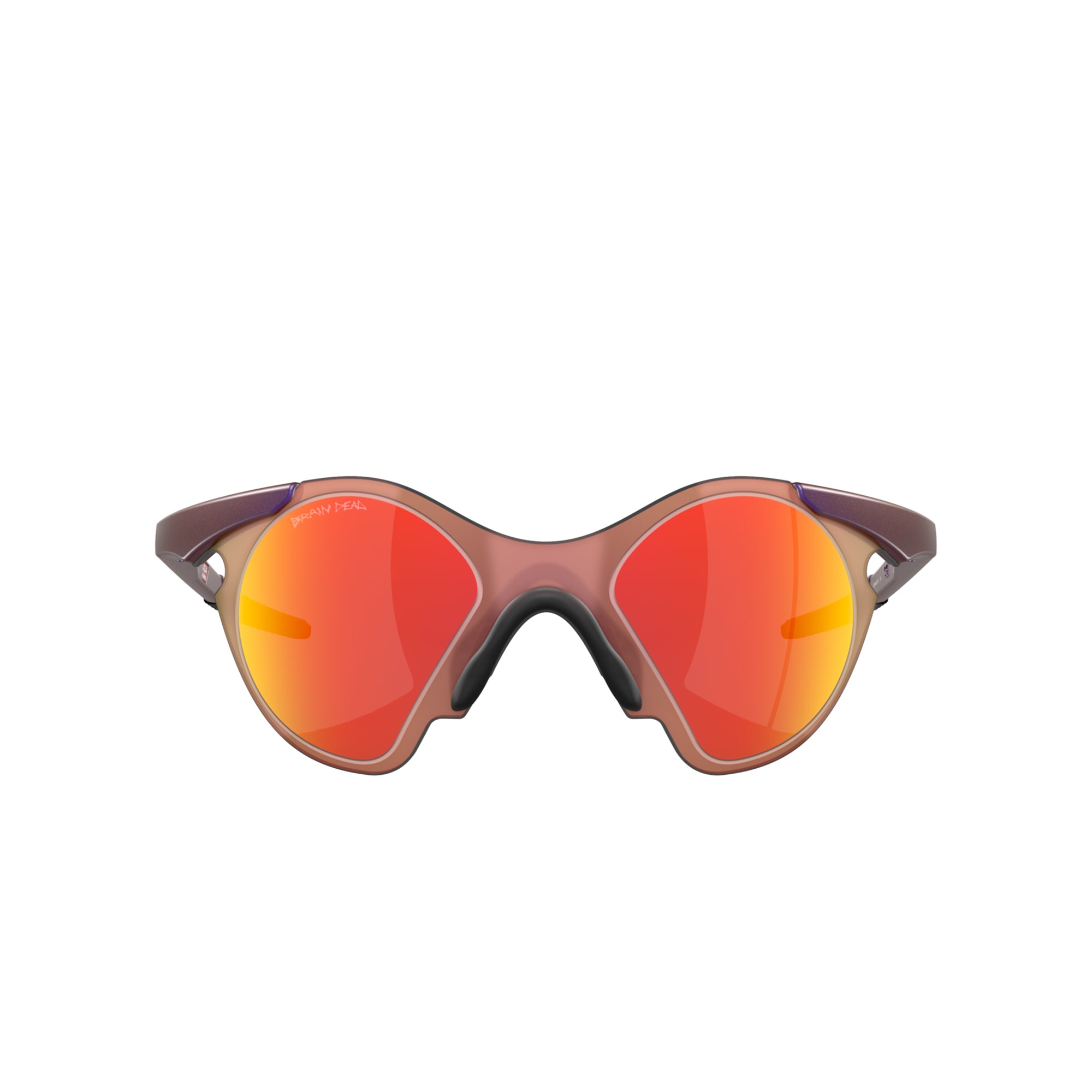 Oakley x Brain Dead Sub Zero Matte Blue/Red Colorshift w/ Prizm Ruby Sunglasses