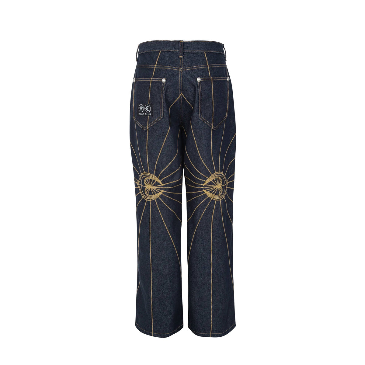 Thug Club Mens TC Rise Denim Emb Pants