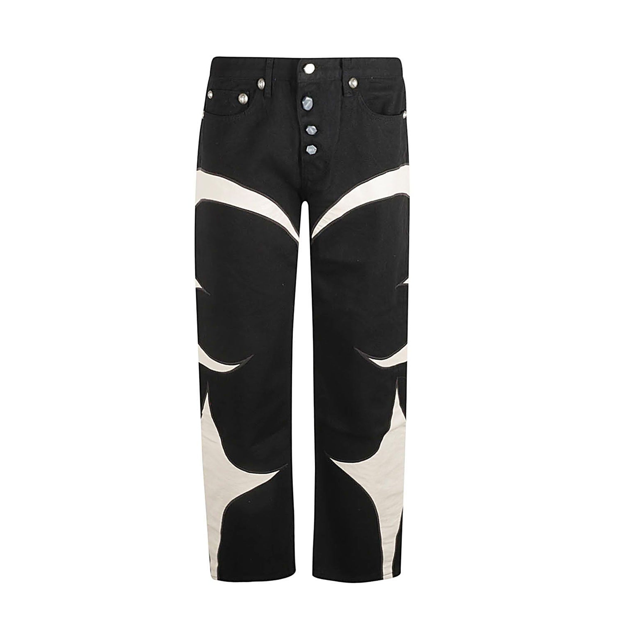 Thug Club Mens Leather Washing Denim Pants