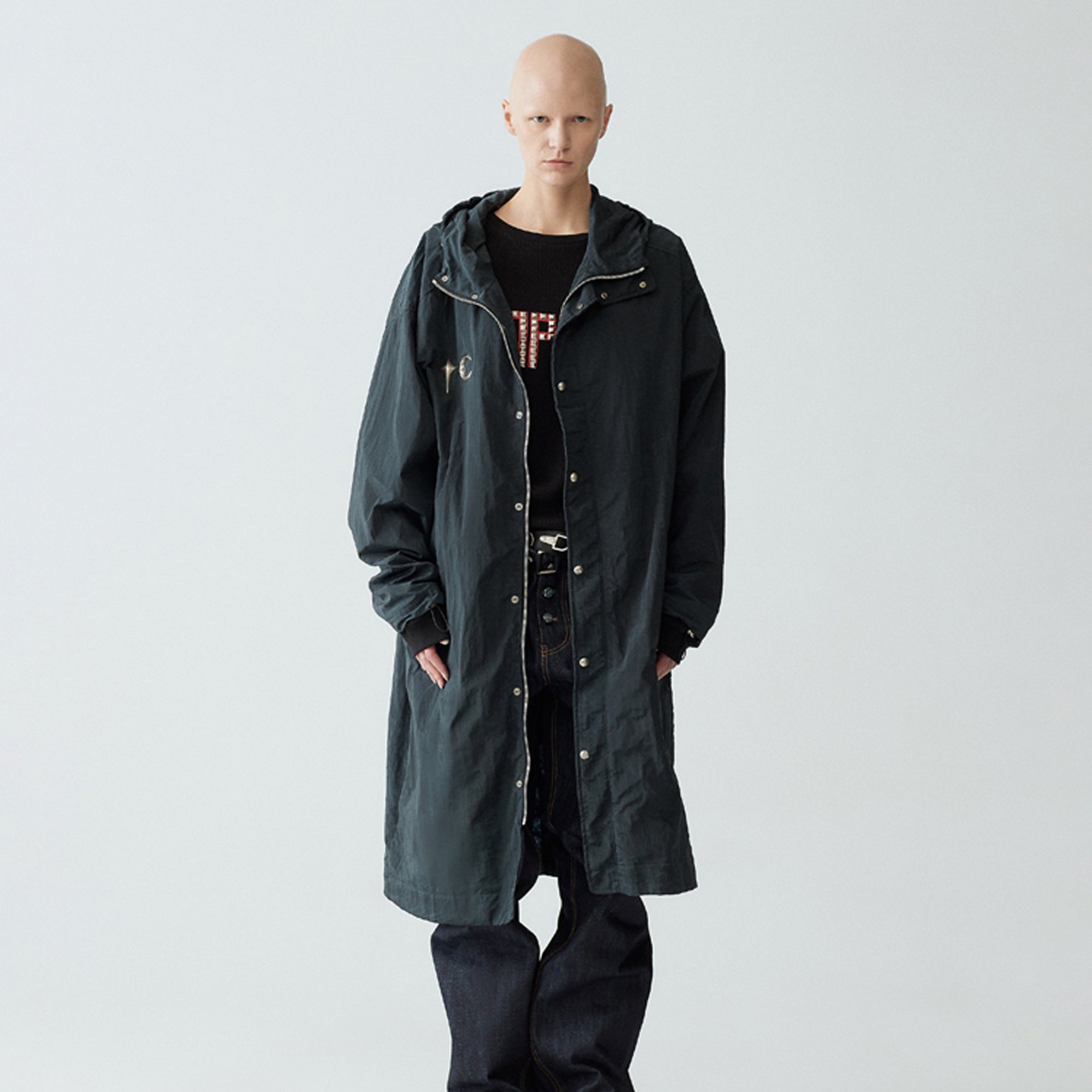 Thug Club Mens Scarred Double Sheltering Poncho Jacket