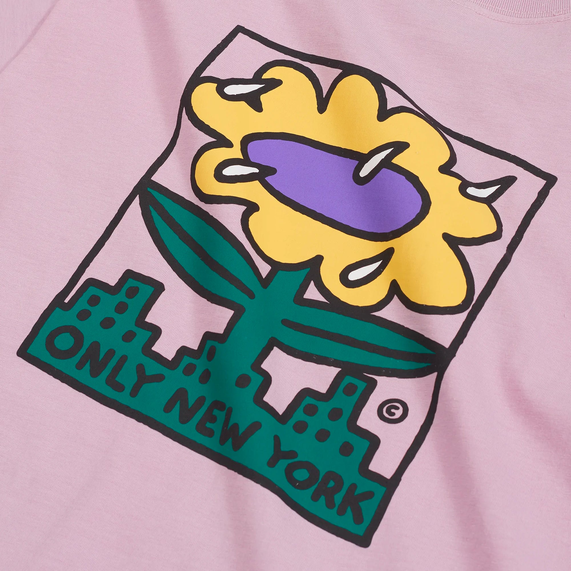Only NY Mens City Flower SS Tee