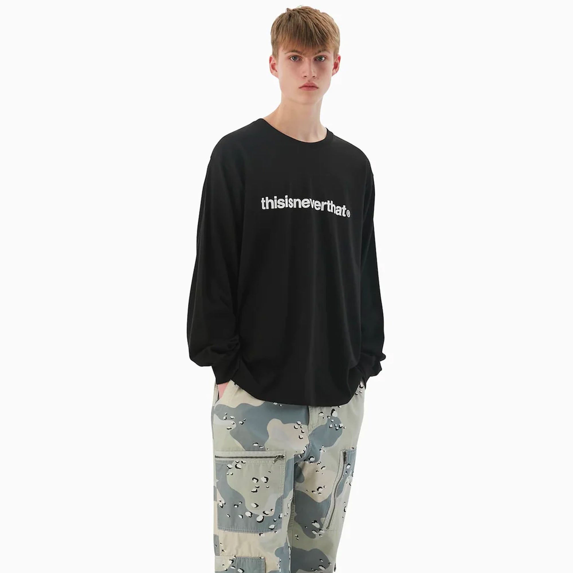 Thisisneverthat Mens T-Logo LS Tee