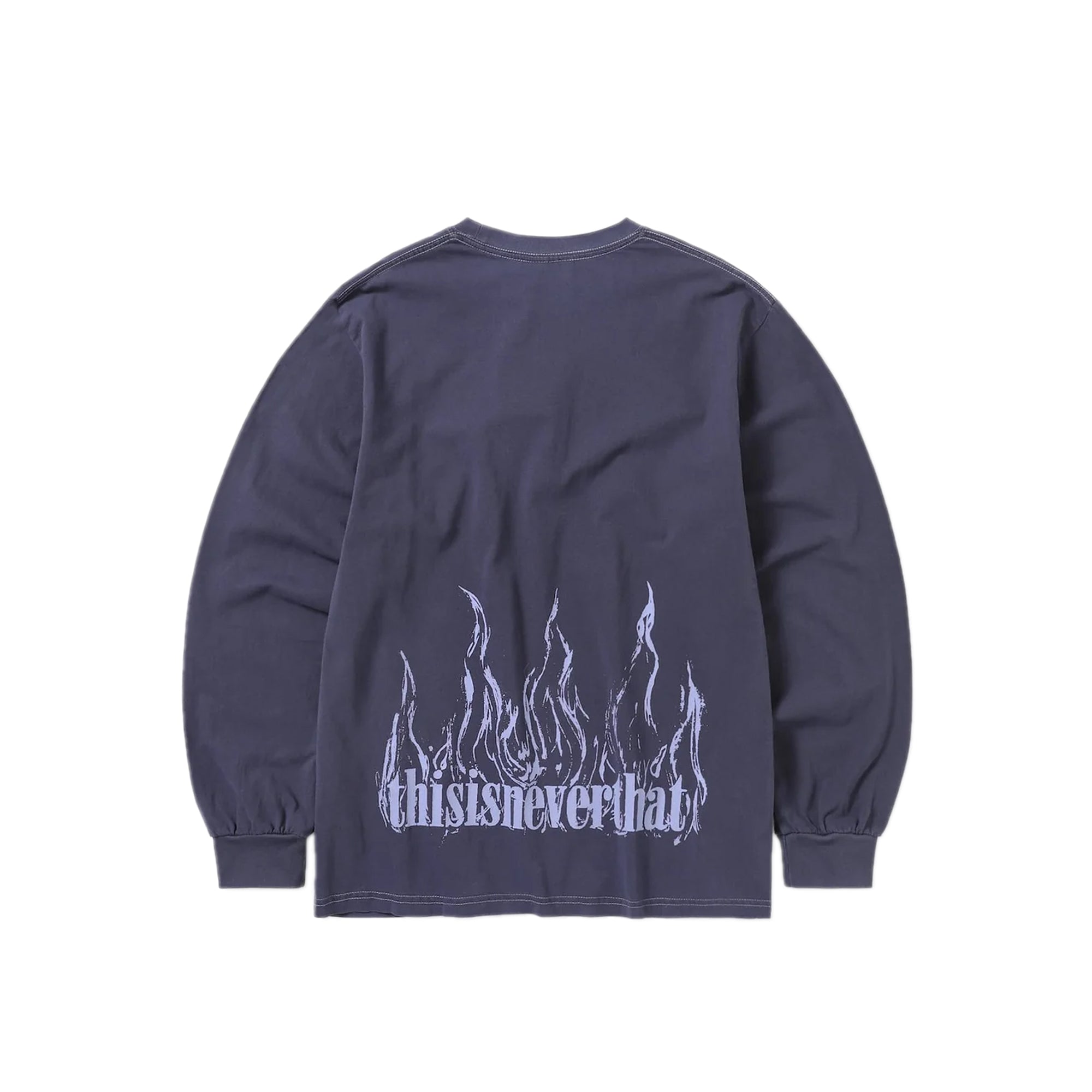 Thisisneverthat Mens Flame Onyx L/S Tee