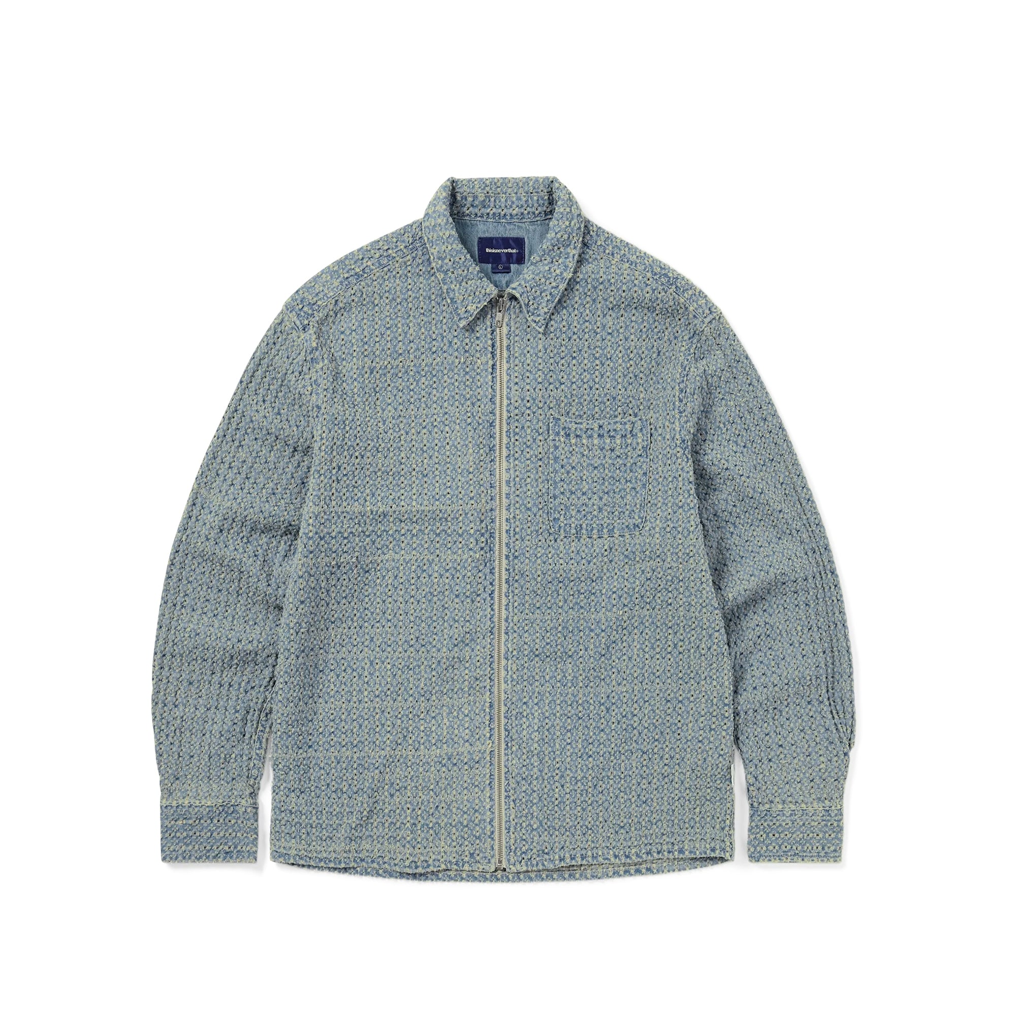 Thisisneverthat Mens Damaged Denim Shirt
