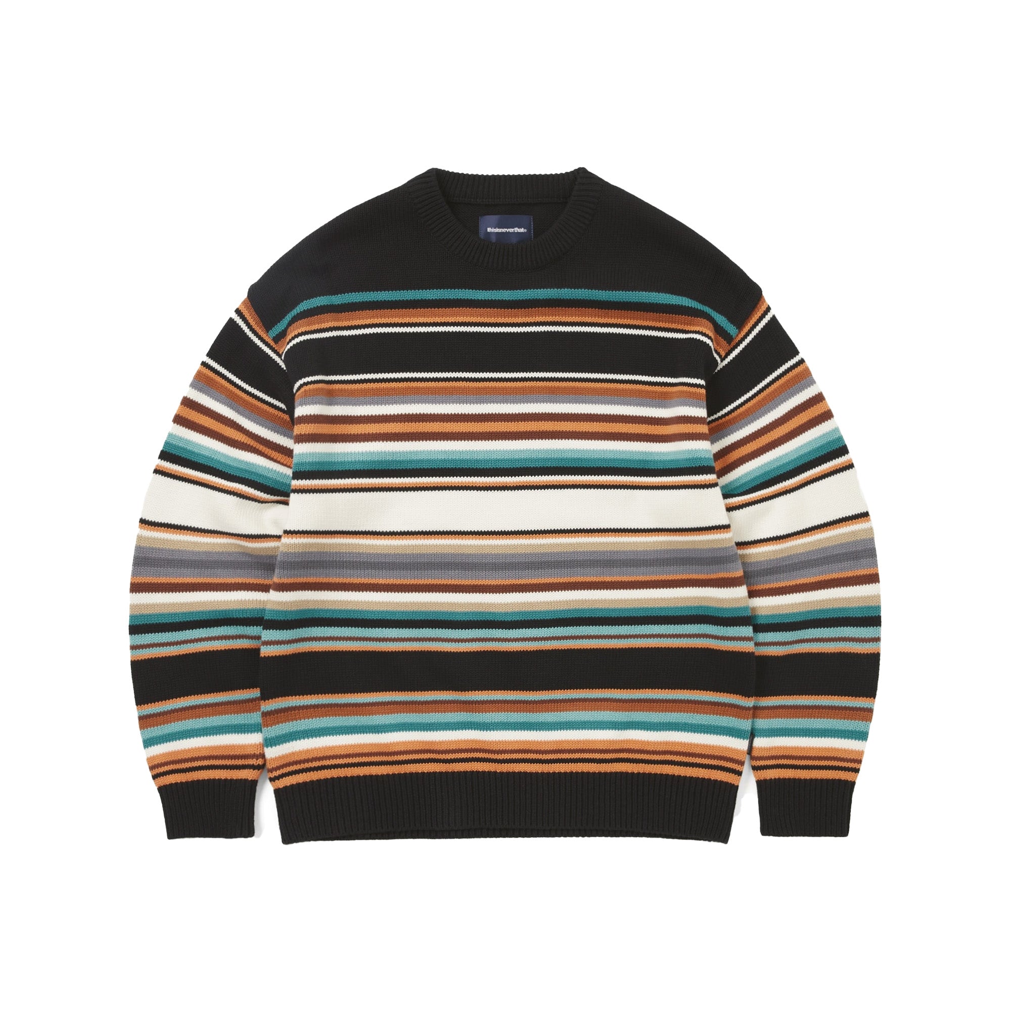 Thisisneverthat Mens Multi Striped Sweater