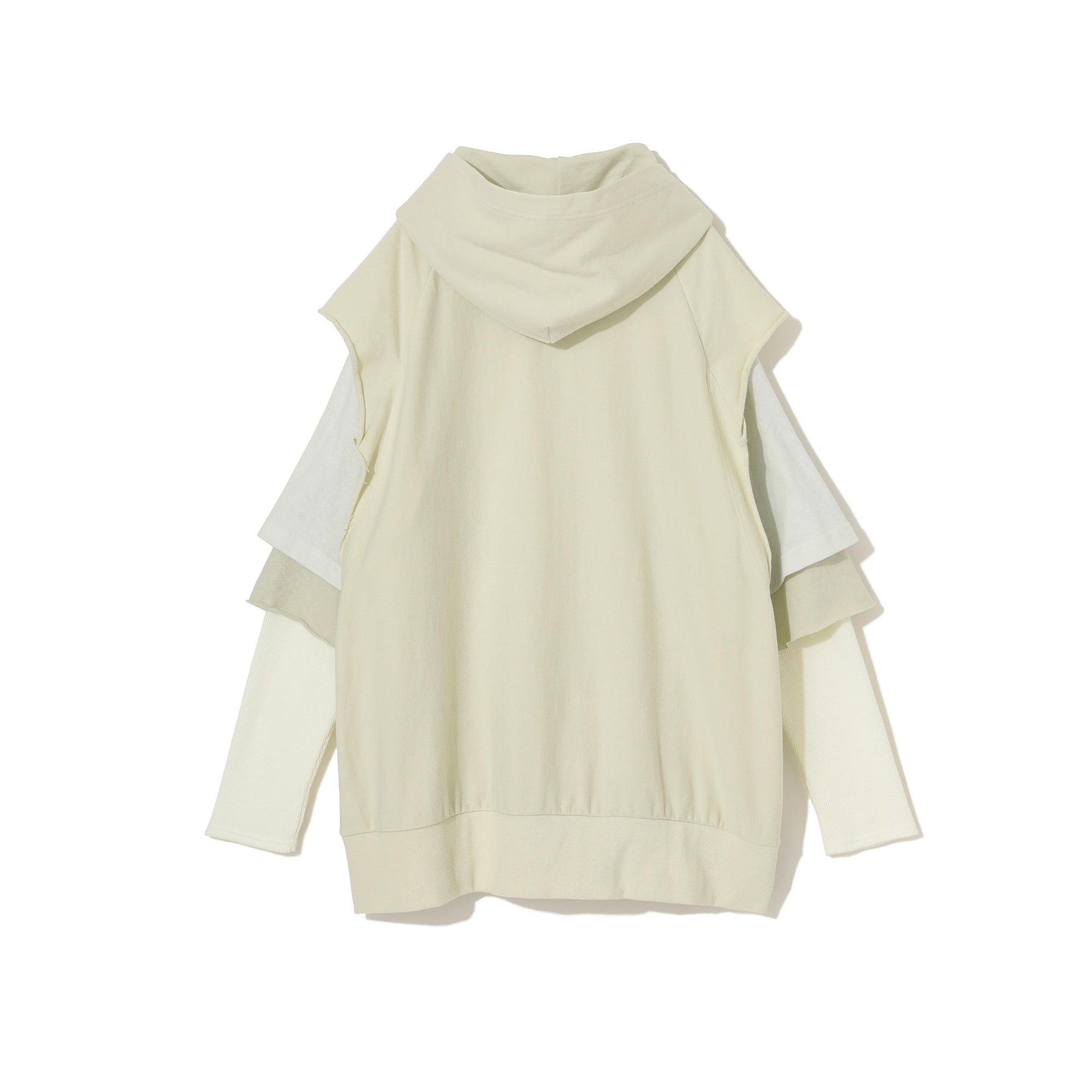 Undercover Mens Layered Sleeve Hoodie