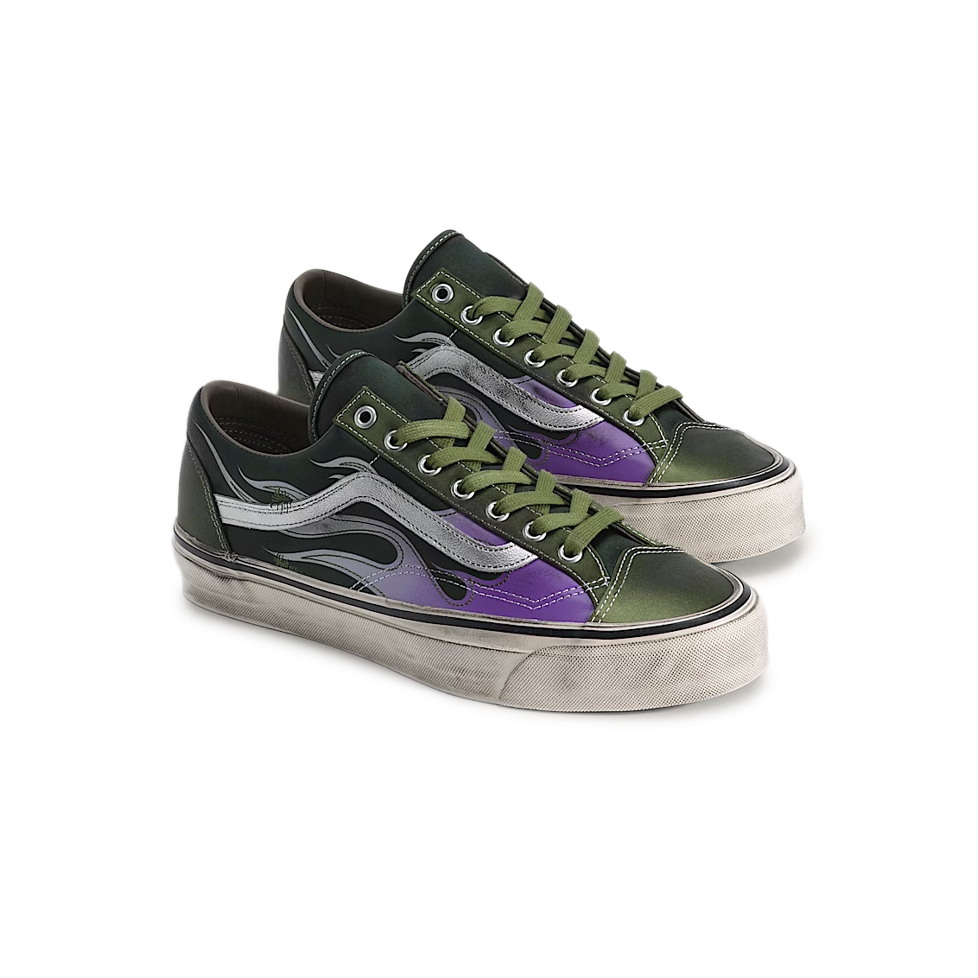 Vans Mens LX Old Skool 36 Archive Flame Shoes