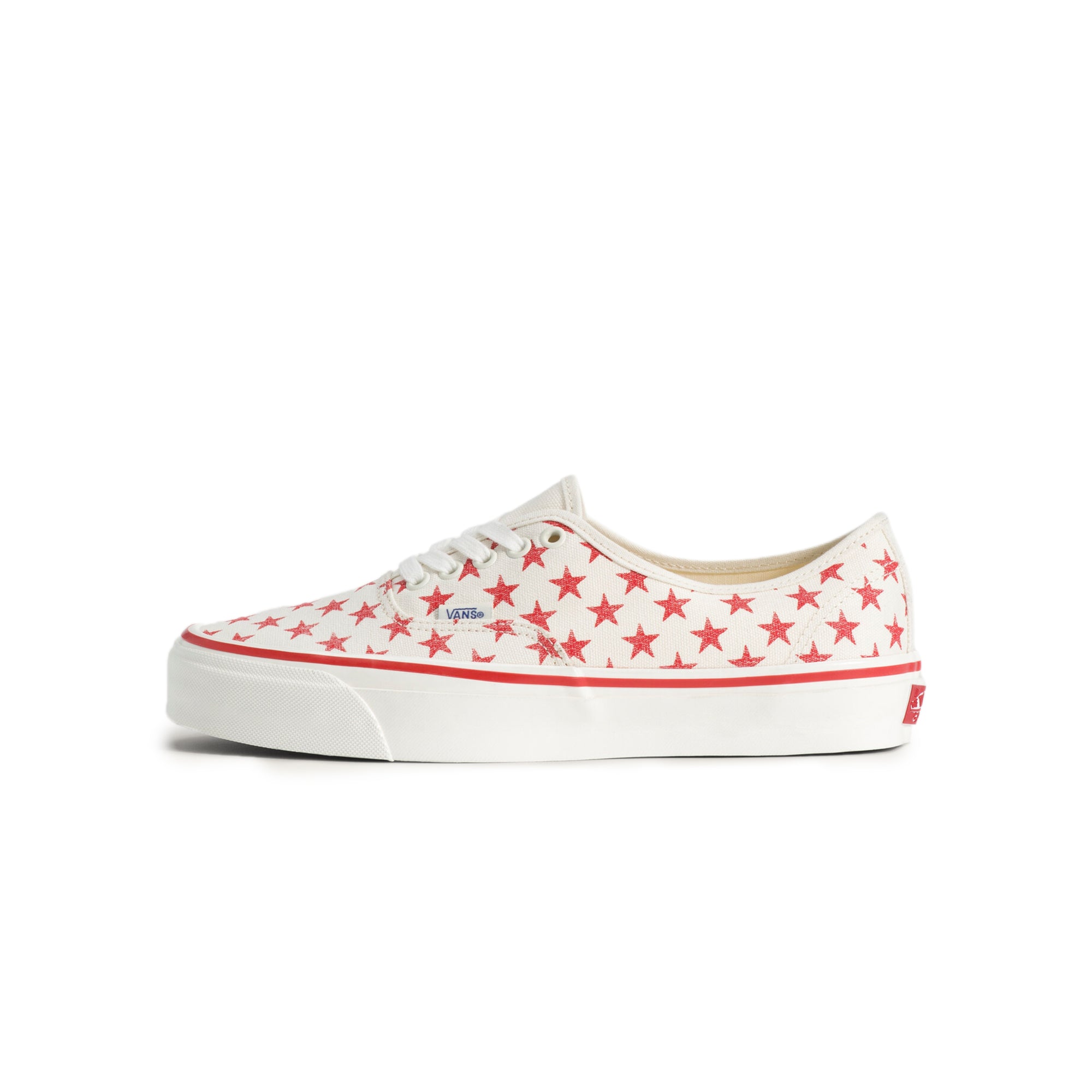 Racing Red / Marshmallow White Sneakers on a white background