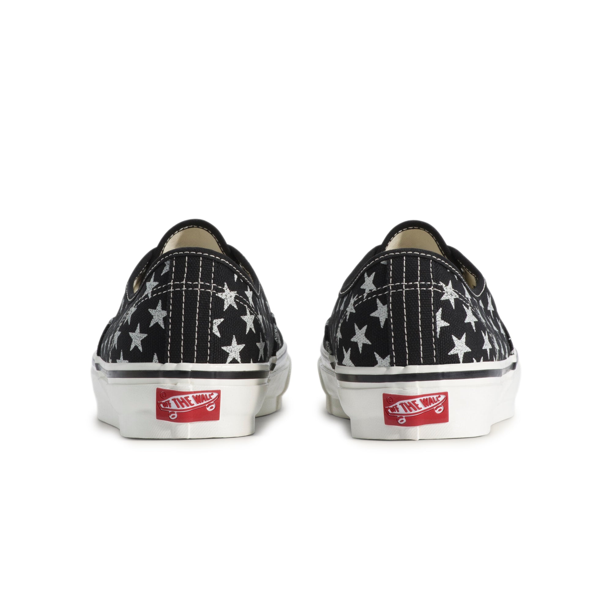 Black / Marshmallow White Sneakers on a white background