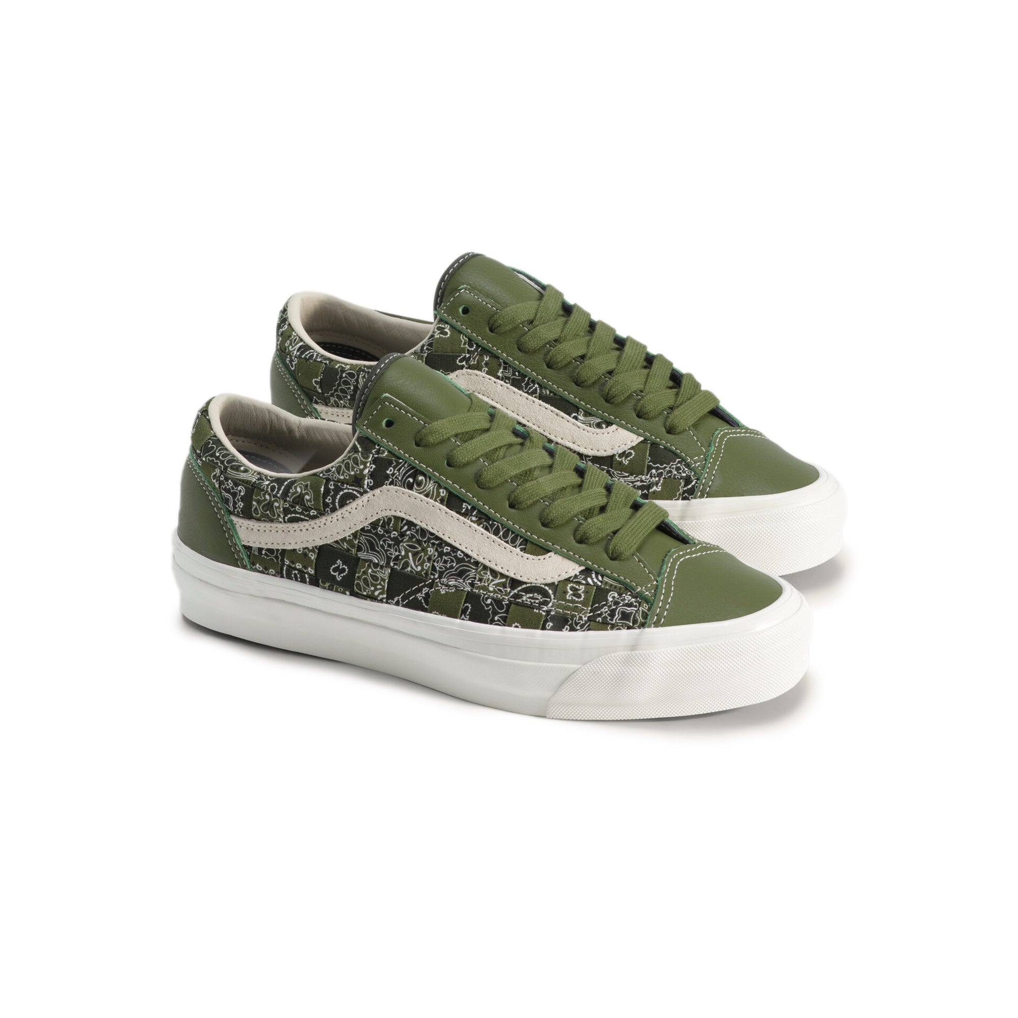 Green Balsam Sneakers on a white background