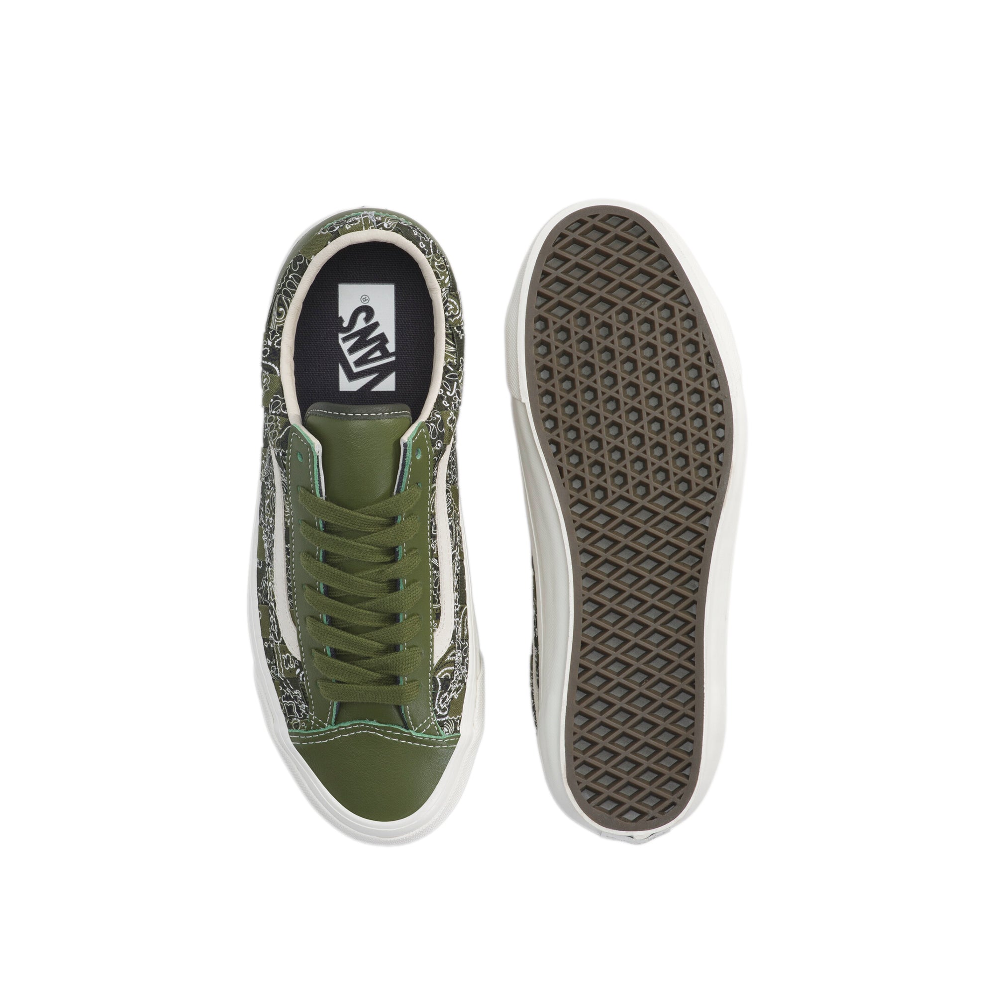 Green Balsam Sneakers on a white background