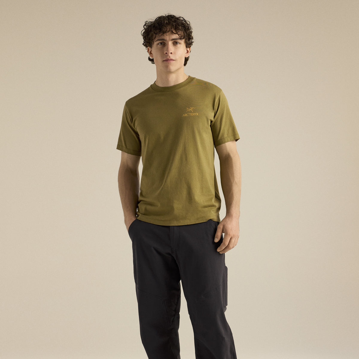 Arc'teryx Mens Kragg SL Cotton Bird Word Shortsleeve Tee