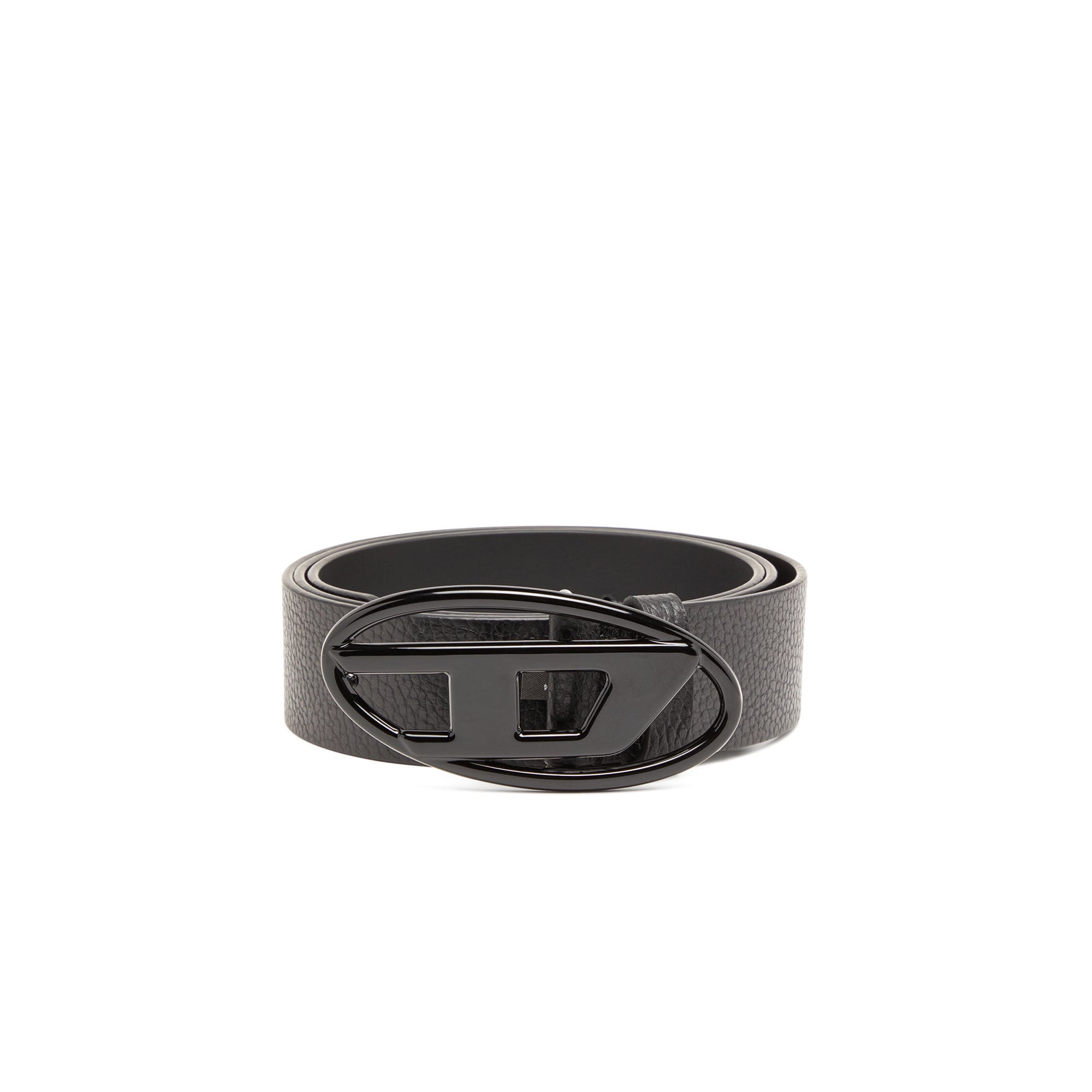 Diesel B-1DR Leather with D buckle Belt